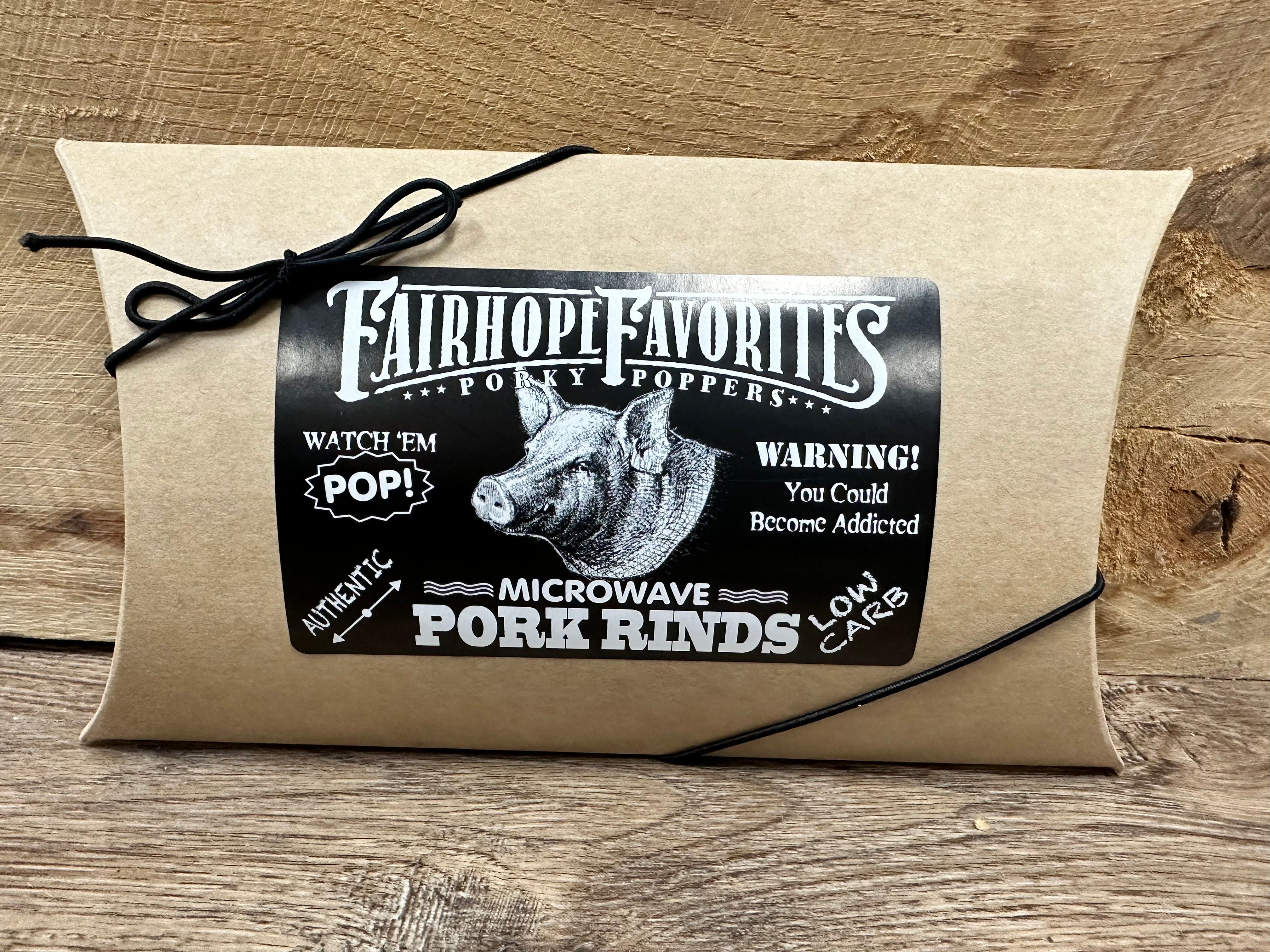 Fairhope Favorites Porky Poppers - Premium Pork Snacks for Parties, Game Day & On-The-Go Snacking | Crunchy, Flavorful & Irresistible
