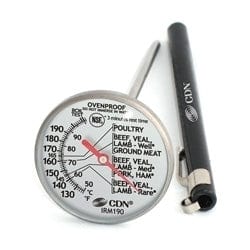 Best Digital Meat Thermometer for Oven & Grill - Waterproof Instant Read Food Thermometer for Cooking, BBQ, Baking - Perfect for Turkey, Steak, Chicken & Candy Making
