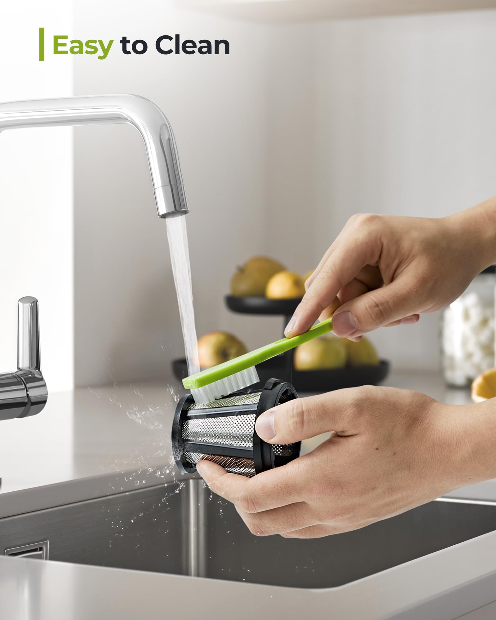 JOCUU ZM1503 Juicer Replacement Parts Kit - Upgrade Your Slow Juicer with Body, Auger, Filter & Chute | Compatible with JOCUU & AMZCHEF Masticating Juicers | Perfect for Fresh Juice, Smoothies & Healthy Drinks at Home
