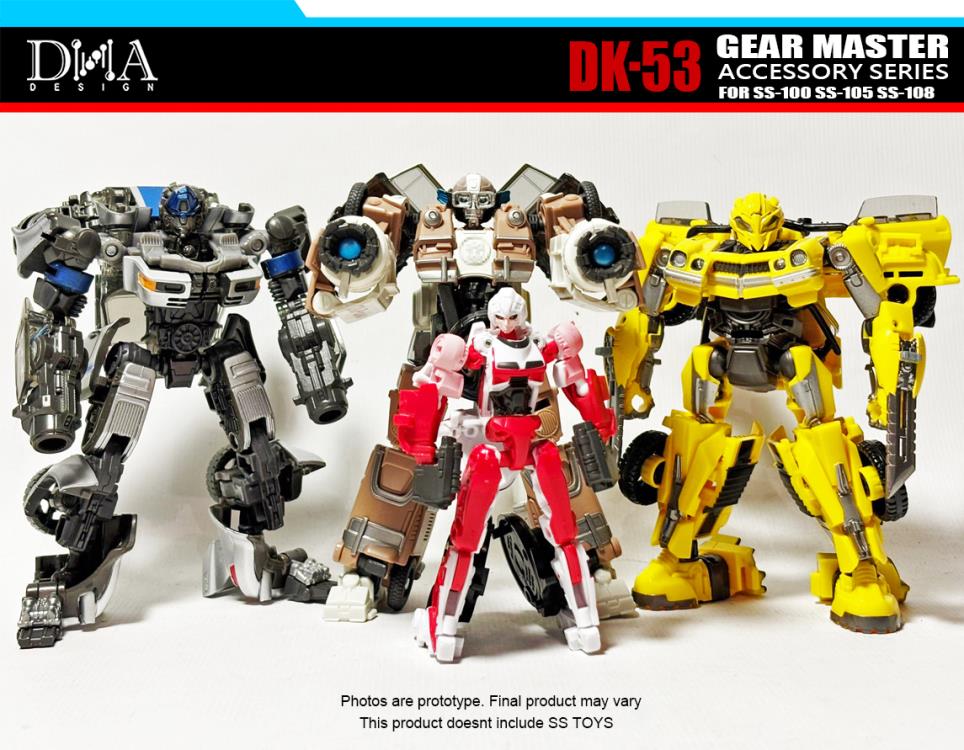 DNA Design DK 53 Upgrade Kit for Transformers Studio Series SS 108, SS 100, SS 105 – Enhance Your Collectible Figures for Display & Customization