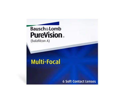 PureVision Multifocal Contact Lenses (6 Pack) - Premium Comfort for Presbyopia - Perfect for Reading, Computer Work & Daily Activities