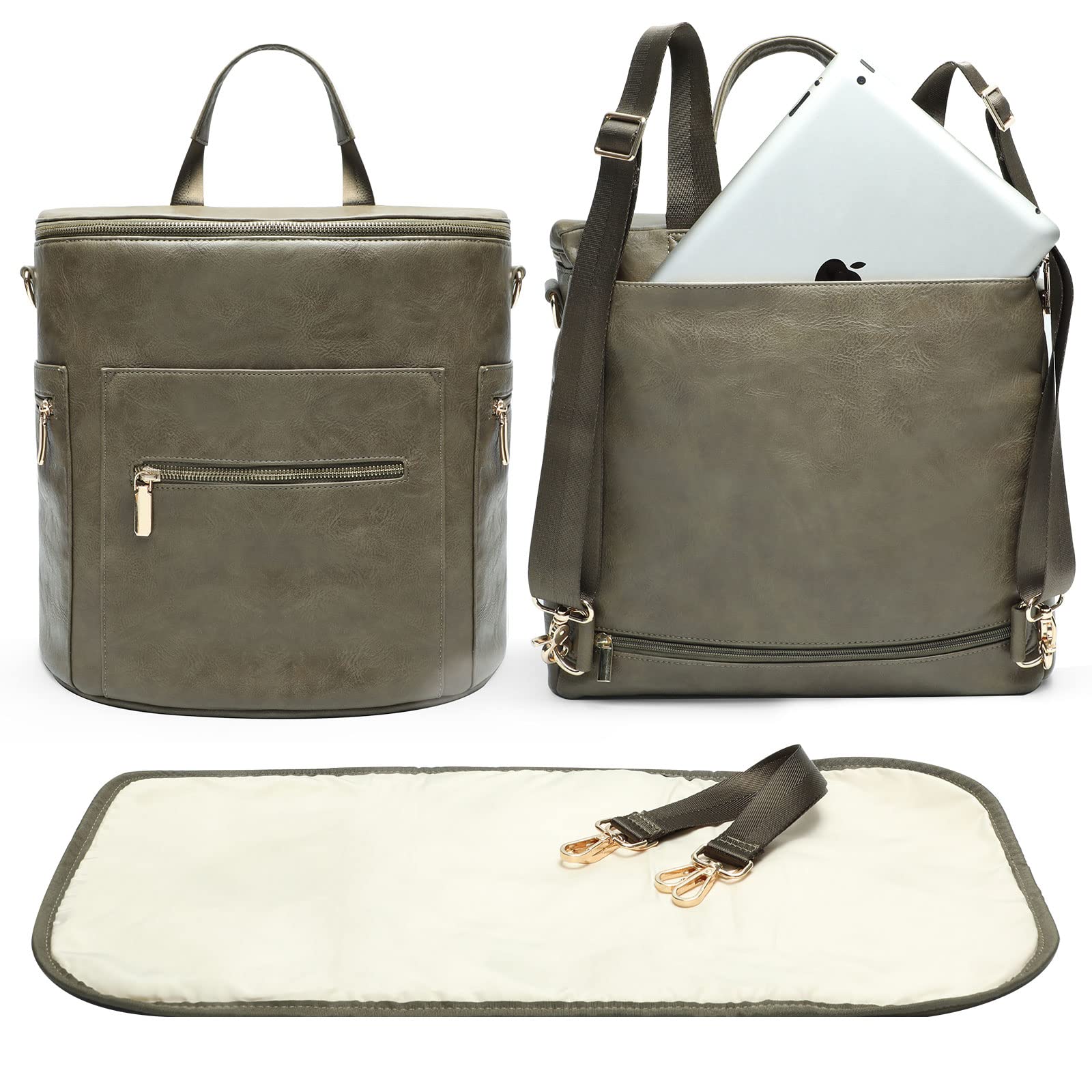 Miss Fong Diaper Backpack - Stylish & Spacious Baby Bag for Moms | Perfect for Travel, Daycare & On-the-Go Parenting