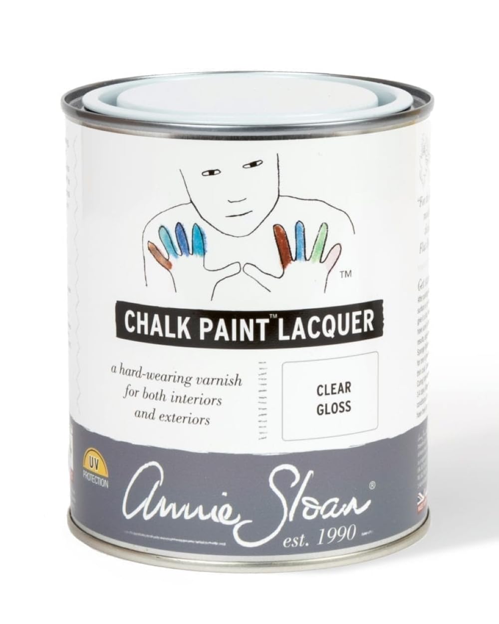 Annie Sloan Chalk Paint® Clear Gloss Lacquer - Premium Matte Finish for Furniture, Cabinets & DIY Projects - Perfect for Home Decor & Upcycling