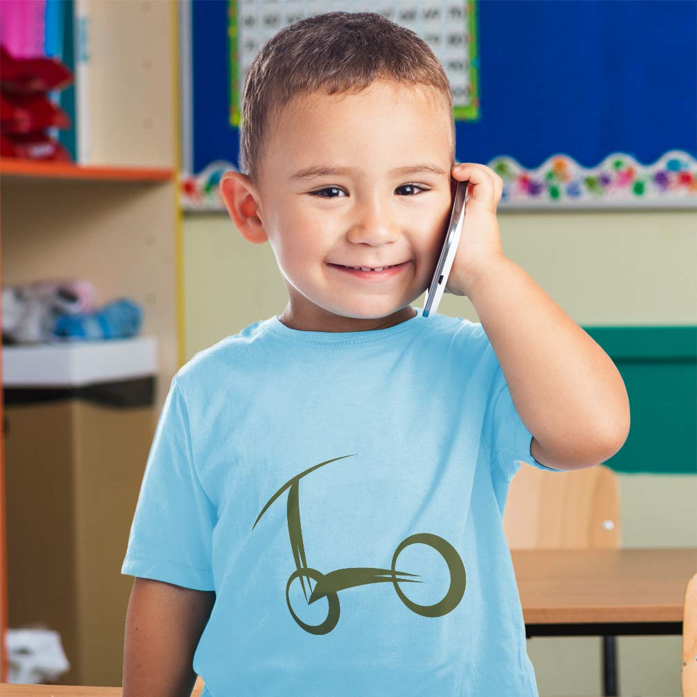 Cute Rascals Toddler Scooter Print Cotton T-Shirt - Comfortable Boys & Girls Clothing for Playtime and Outdoor Activities