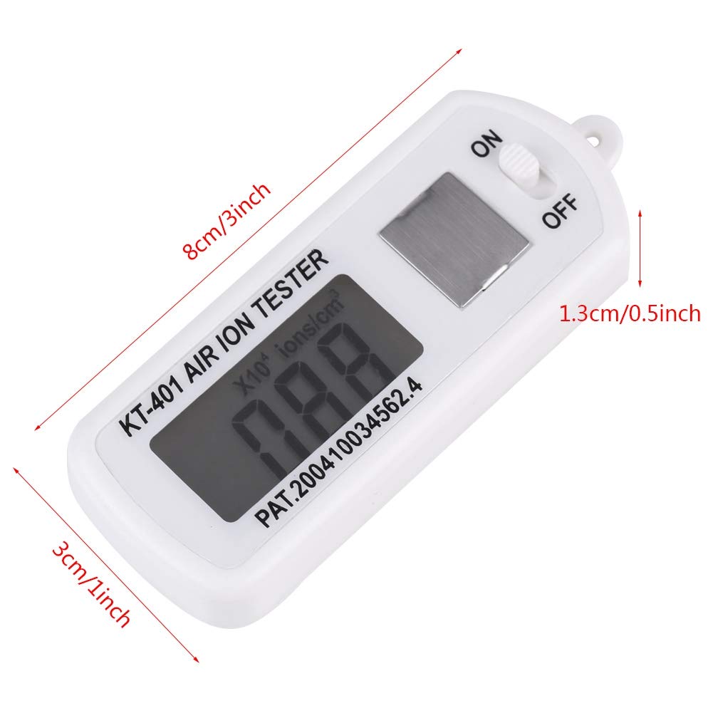 Hilitand Portable Air Ion Tester Meter - Digital Negative Ion Counter with Wrist Strap | Monitor Indoor Air Quality for Home, Office & Car | Perfect for Air Purifier Testing & Wellness Environment
