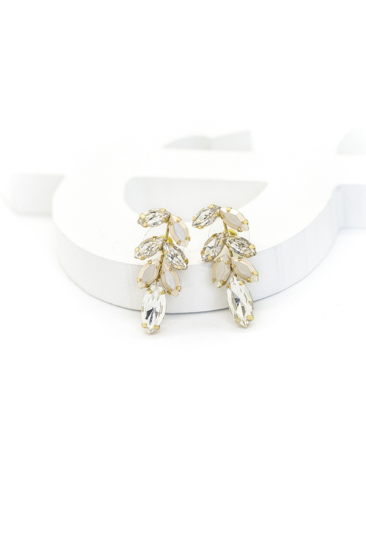 Kendall Earrings for Women - Trendy Gold Hoop Earrings, Hypoallergenic & Lightweight - Perfect for Parties, Weddings & Everyday Wear