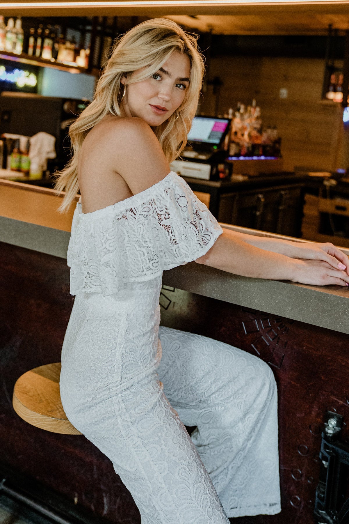 Fate Intervenes White Lace Jumpsuit - Elegant Women's Romper for Weddings & Date Nights
