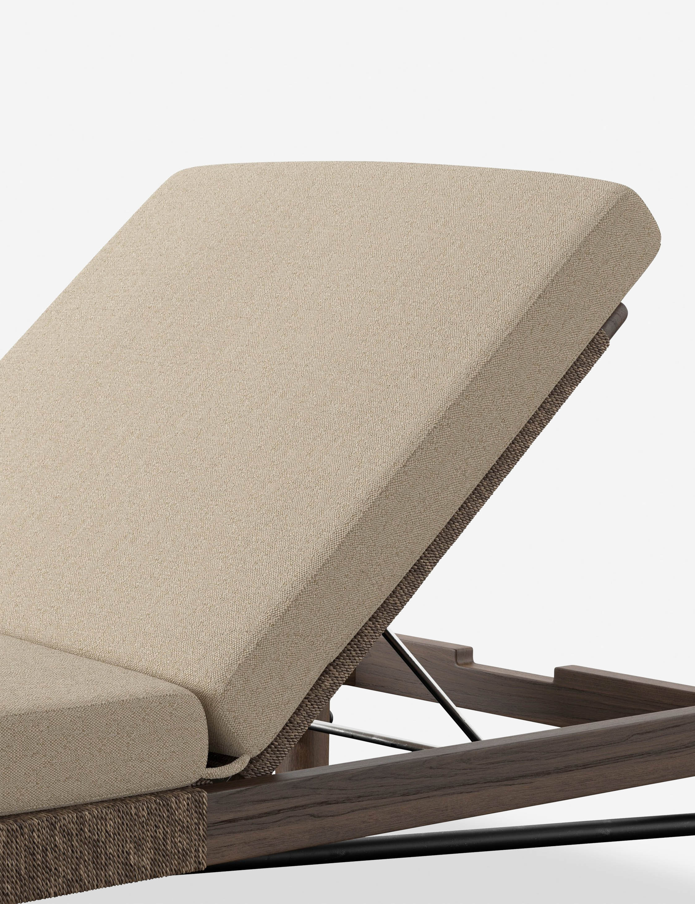 Finnegan Indoor/Outdoor Chaise Lounge by Amber Lewis x Four Hands - Modern Patio & Living Room Furniture for Relaxing
