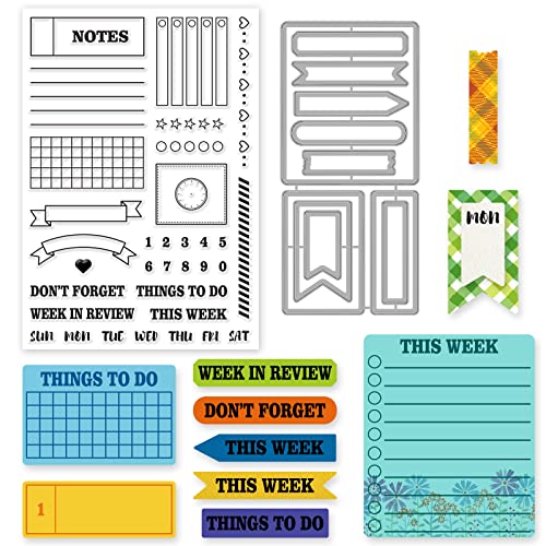 Diary Stamp Die Set