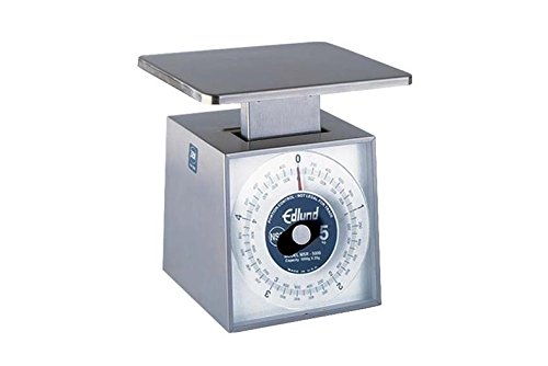 Edlund MSR-5000 OP Metric Portion Scale with Rotating Dial & Oversized Platform (5000g x 20g Graduation) - Perfect for Commercial Kitchens, Bakeries, and Food Packaging Businesses