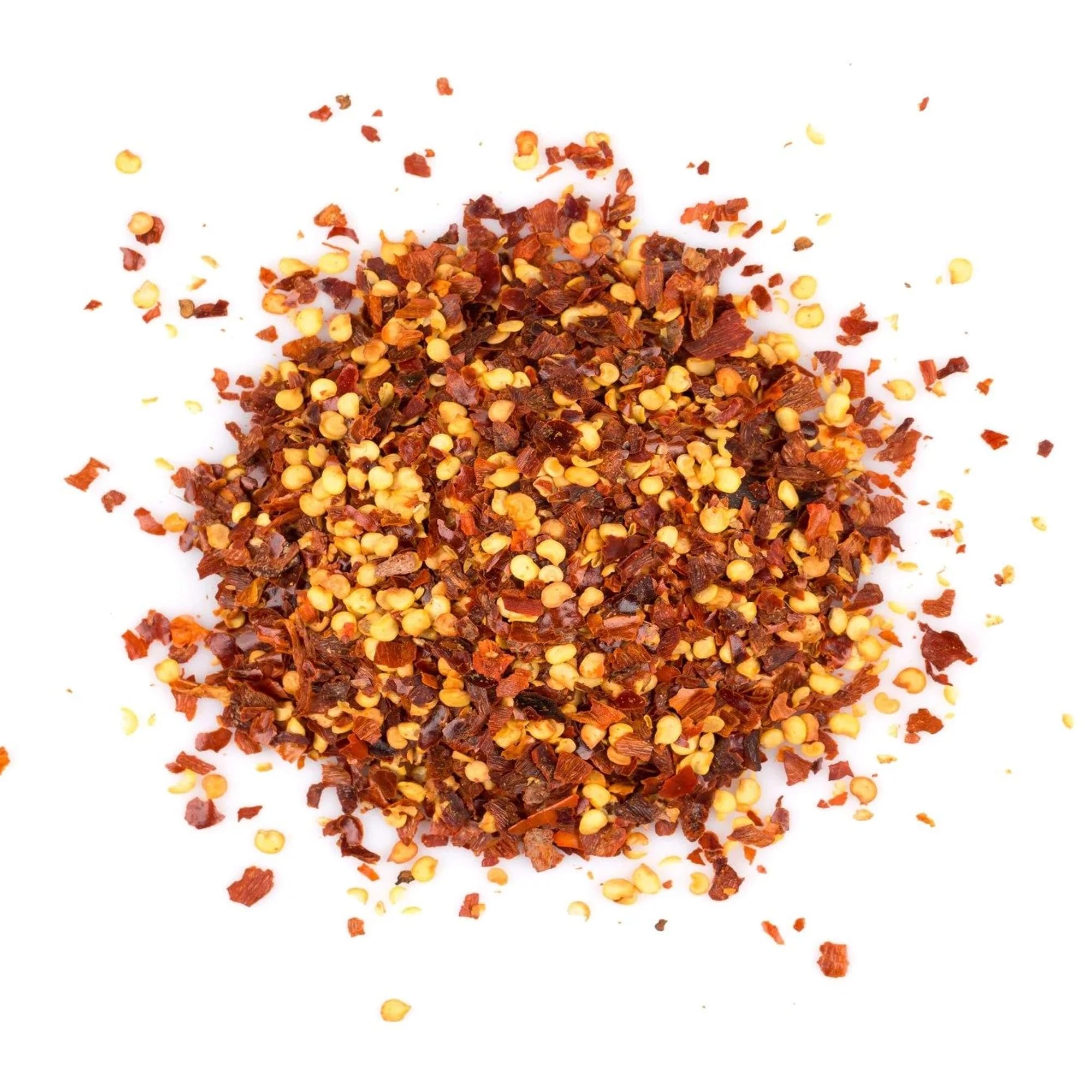 NY SPICE SHOP Premium Crushed Red Chili Flakes - 1 lb Bulk | Hot Dried Red Pepper Flakes for Pizza, Pasta, Cooking & Seasoning | All-Natural Spicy Chili Pepper Flakes