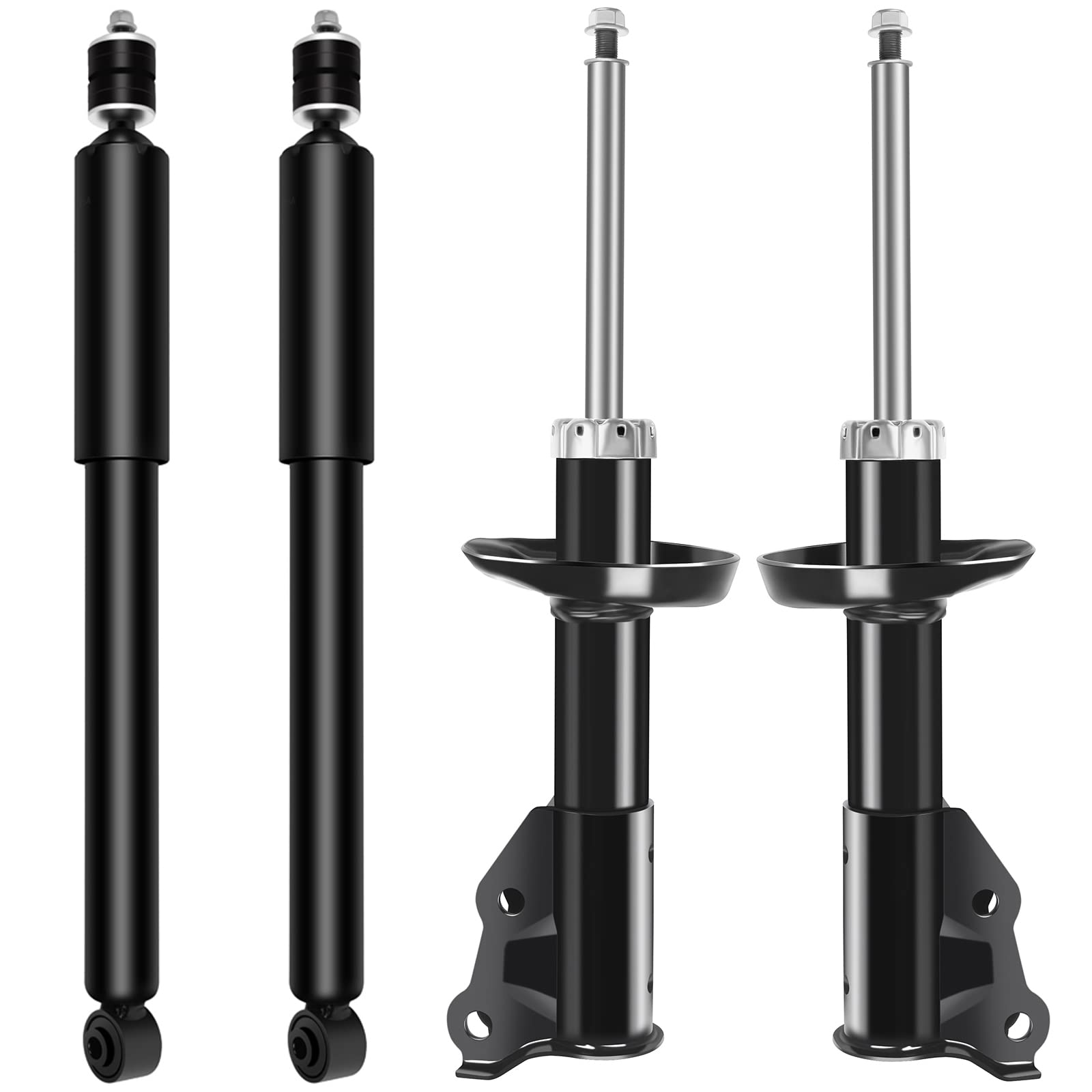 SCITOO 4Pcs Front & Rear Shock Absorbers Struts Replacement for 2006-2010 Honda Civic - 339256 339255 348023 - Smooth Ride & Enhanced Stability for City Driving & Highway Commutes