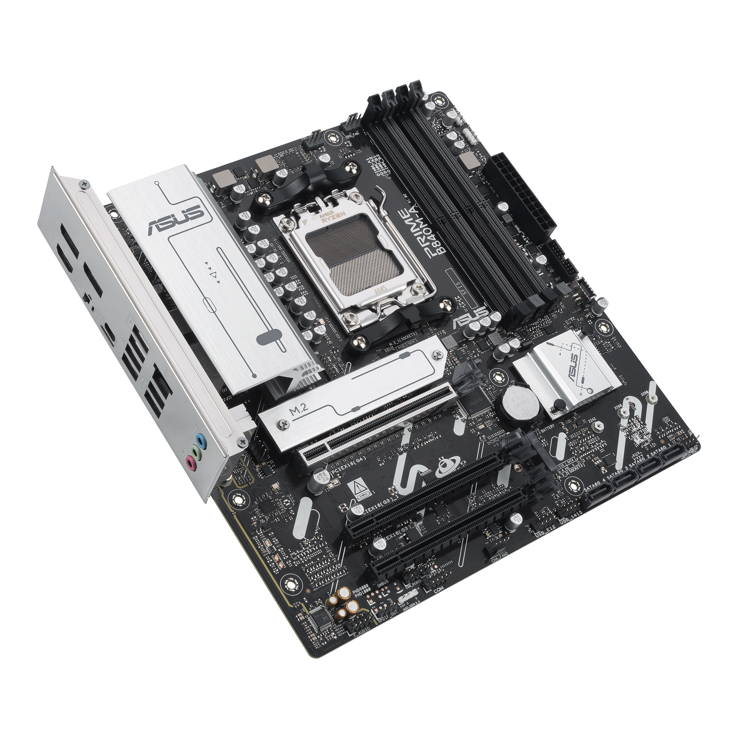 ASUS Prime B840M-A CSM LGA 1200 Micro ATX Motherboard for Gaming, Business & Home PC Builds - Intel B840 Chipset, DDR4 Support, M.2 Slot, USB 3.2 Gen 2