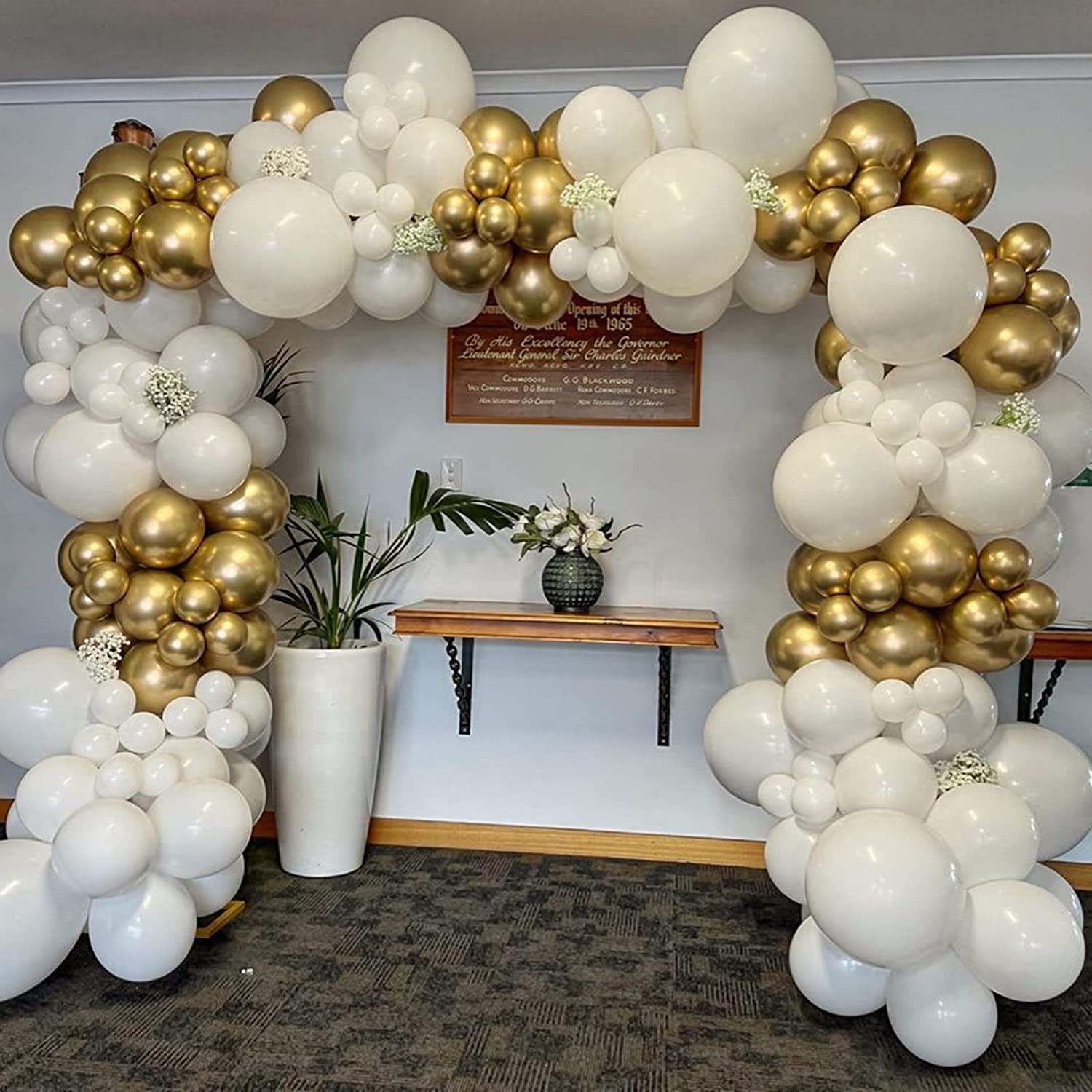 50PCS 12 Inch Matte White Latex Balloons - Premium Thick White Party Balloons for Wedding, Birthday, Baby Shower & Anniversary Decorations - Perfect for Indoor/Outdoor Party Decor, Photo Backdrops & Event Styling