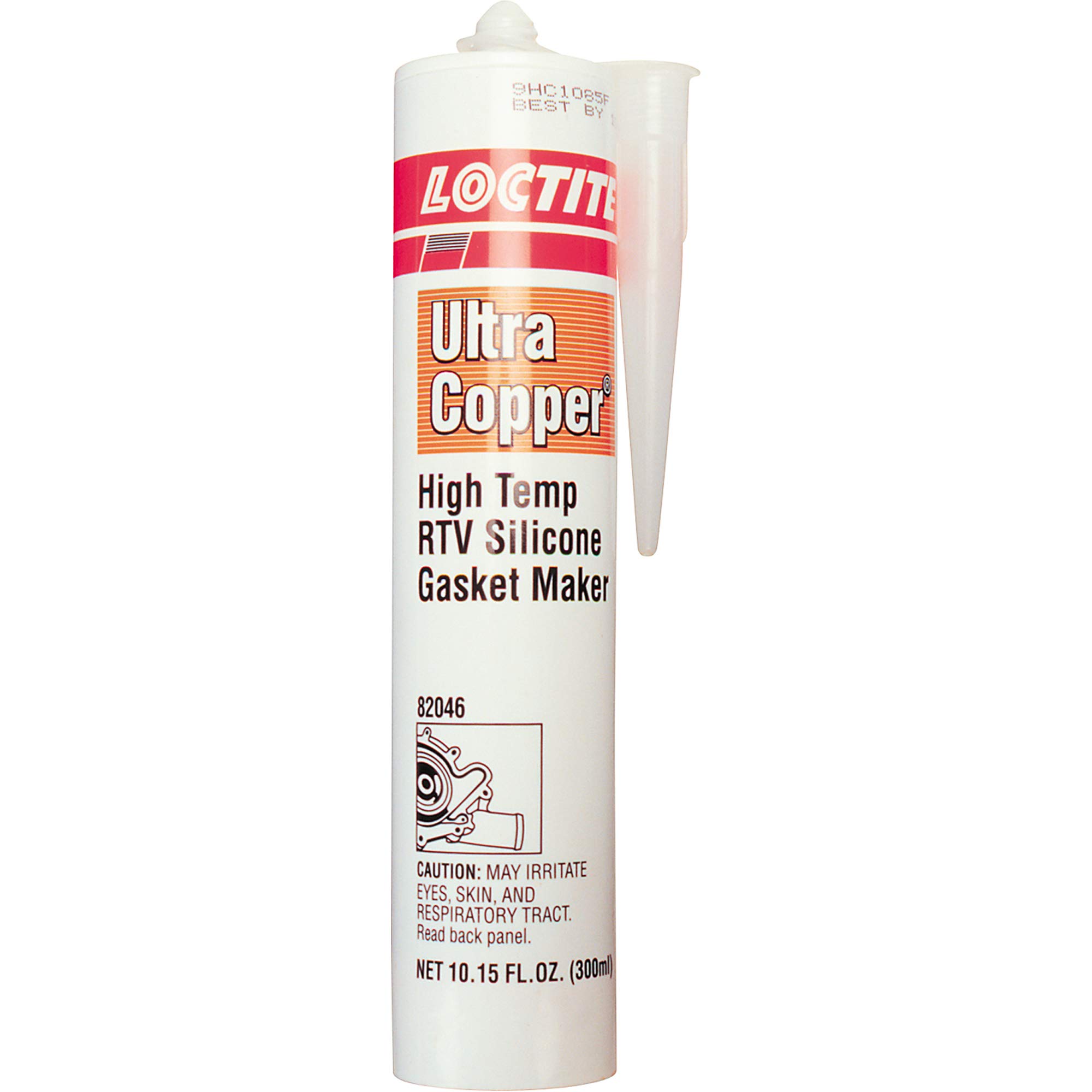High-Temperature RTV Silicone Gasket Maker Sealant - 10.1 oz (300mL) Cartridge for Automotive, Marine & Industrial Engine Repairs