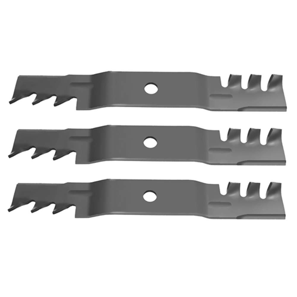 RAParts (3) Gator Style Lawn Mower Blades - Compatible with John Deere LX277, GT235, X324 (48C Decks) - Durable Replacement Blades for Lawn Maintenance & Landscaping