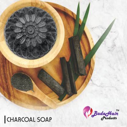 BADAHAIR® Activated Charcoal Soap for Acne, Blackheads & Wrinkle Reduction - Skin Brightening & Clarifying Facial Cleanser (5-Pack) | Perfect for Daily Skincare Routine & Sensitive Skin Care
