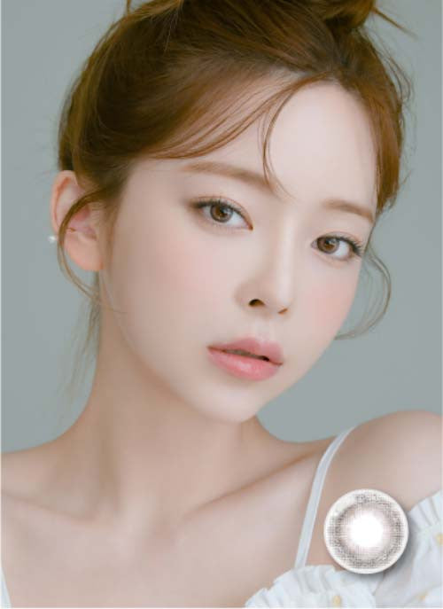 Credit Ash Brown Colored Contact Lenses (2-Pack) - Buy 1 Get 1 Free - Monthly Disposable MPC Lenses for Natural Eye Color Enhancement | Perfect for Cosplay, Halloween, and Daily Wear