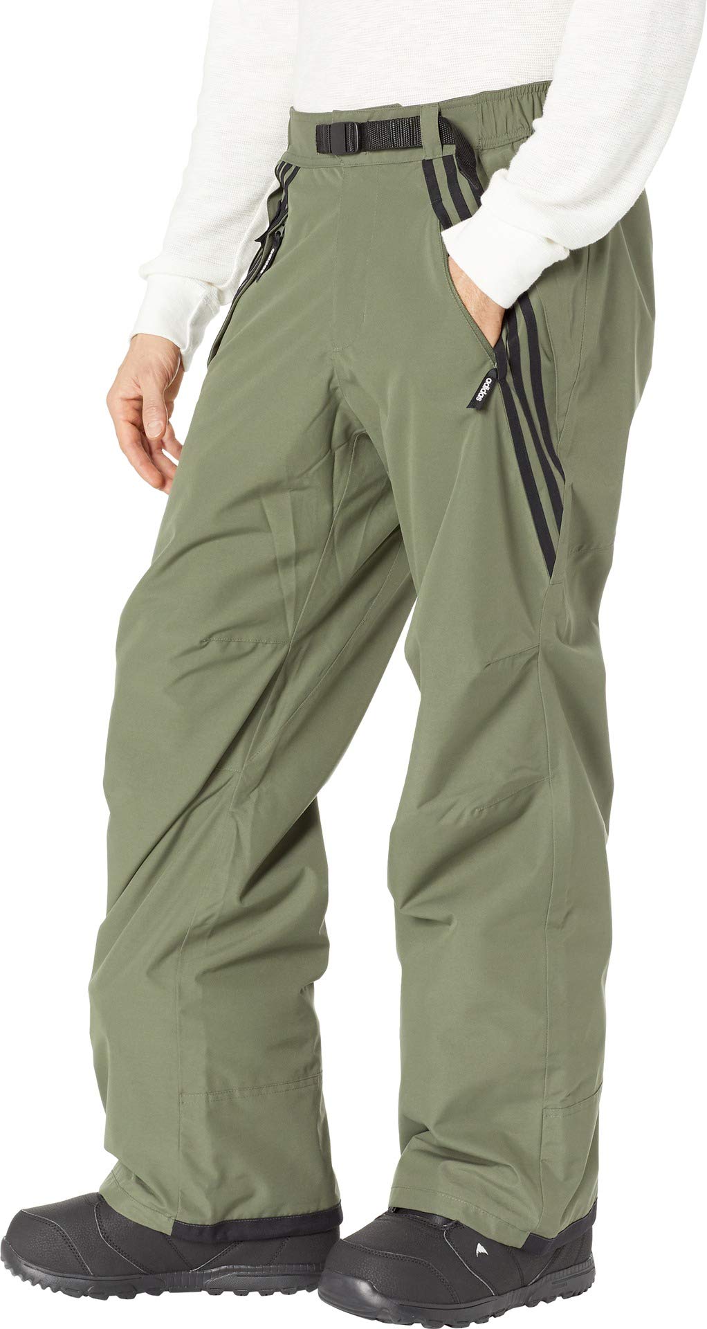 Adidas Skateboarding Pants for Men - Base Green/Black, Size 32 | Comfortable & Durable Skateboard Riding Trousers for Street Style & Urban Fashion | Perfect for Skateboarding, BMX, and Casual Wear