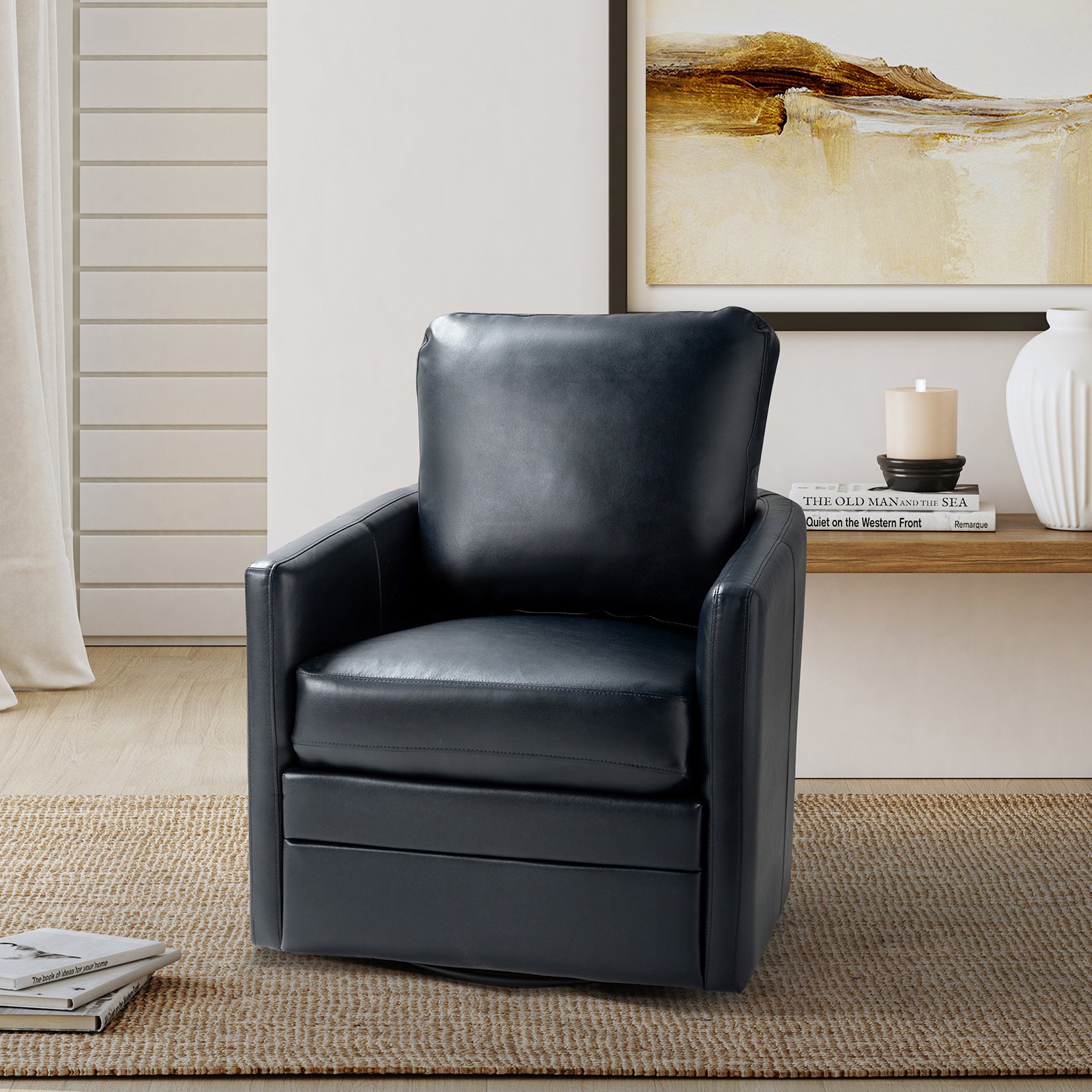 Aurora Swivel Chair - 360 Degree Rotating Modern Office Chair with Ergonomic Design for Home & Workspace Comfort
