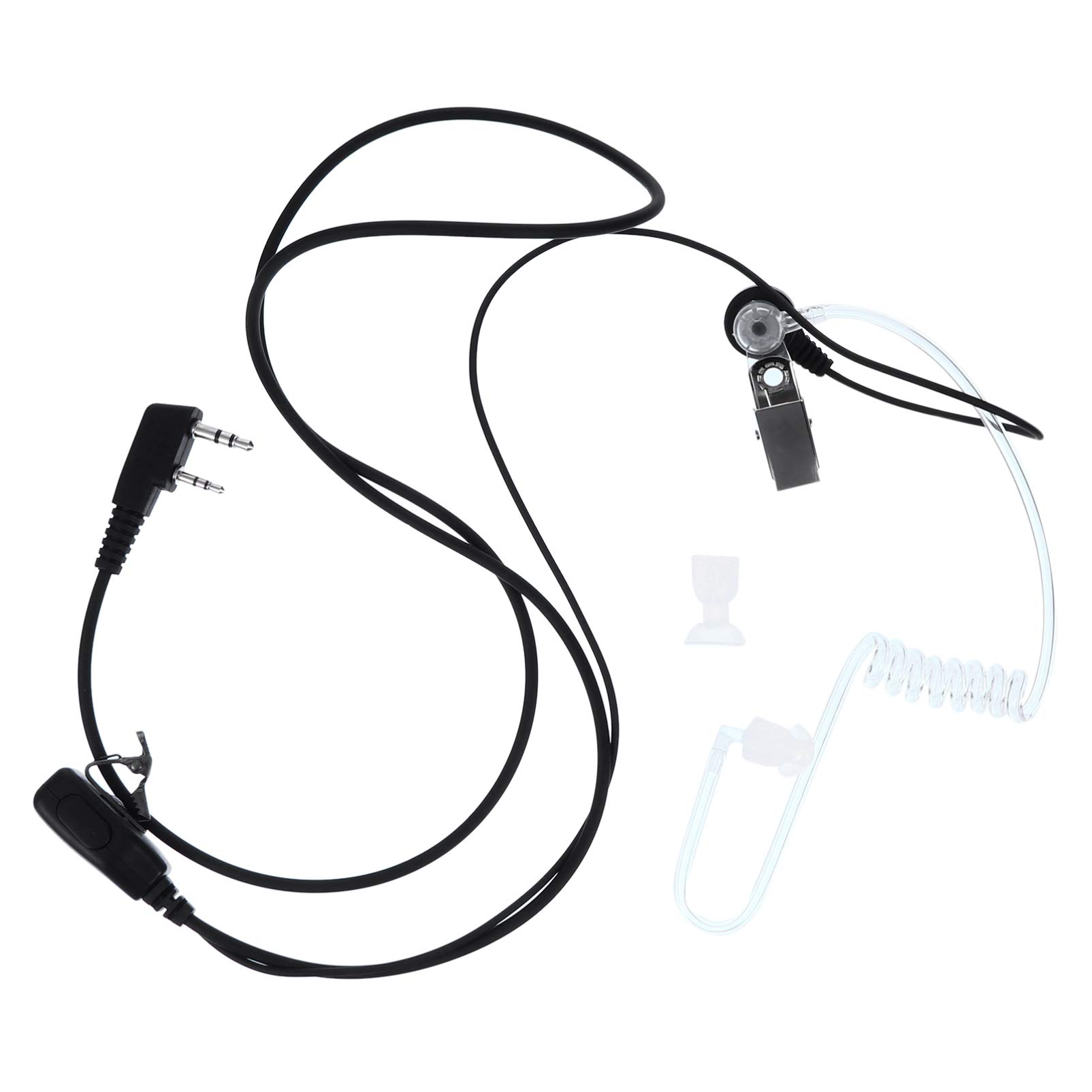 ARTIBETTER 2-Way Radio Headset - 2 Pack Air Tube Walkie Talkie Earpieces with Clear Communication for Security, Construction & Outdoor Adventures