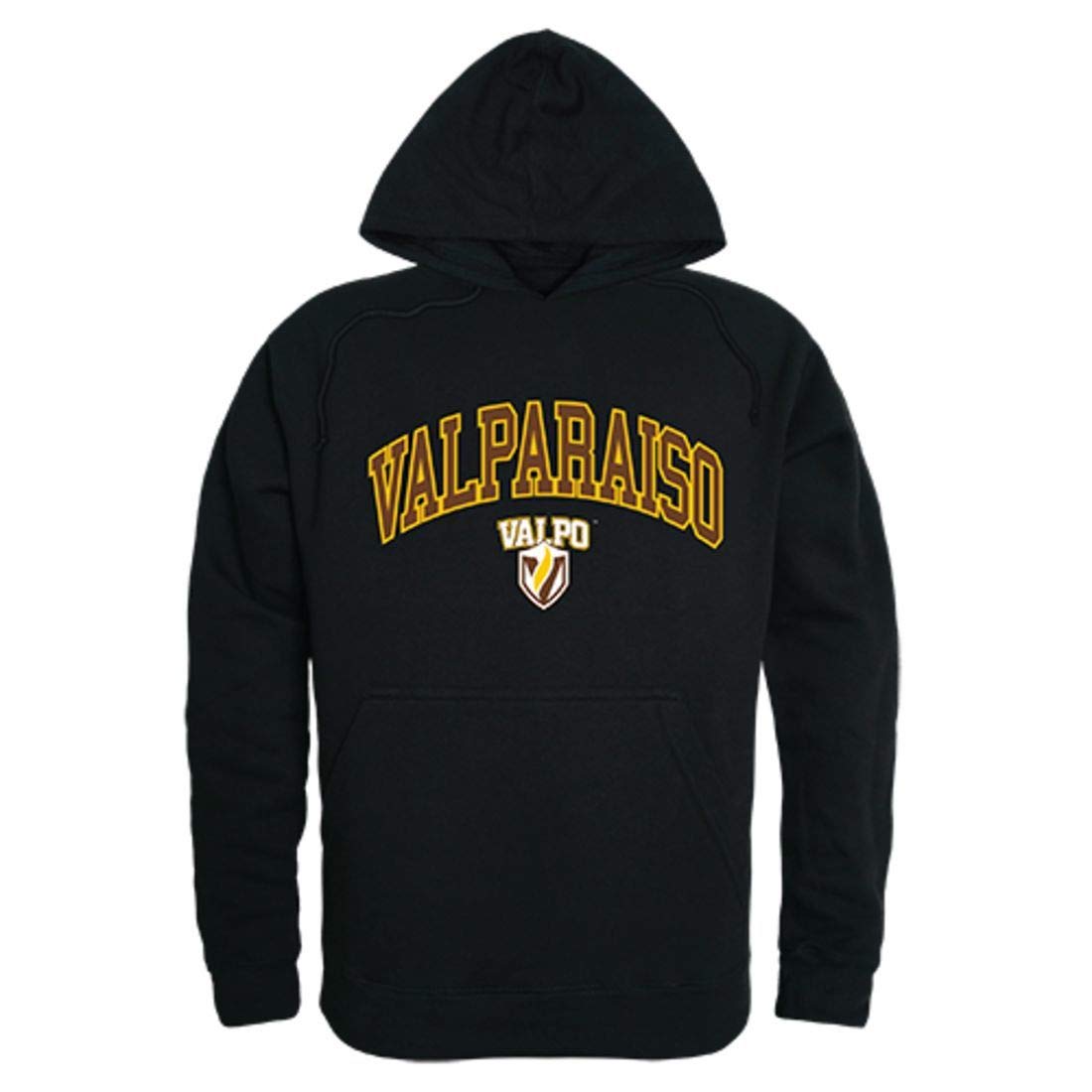 Valparaiso University Crusaders Campus Hoodie Sweatshirt - W Republic Apparel - Black - Comfortable College Fan Wear for Game Day & Campus Life