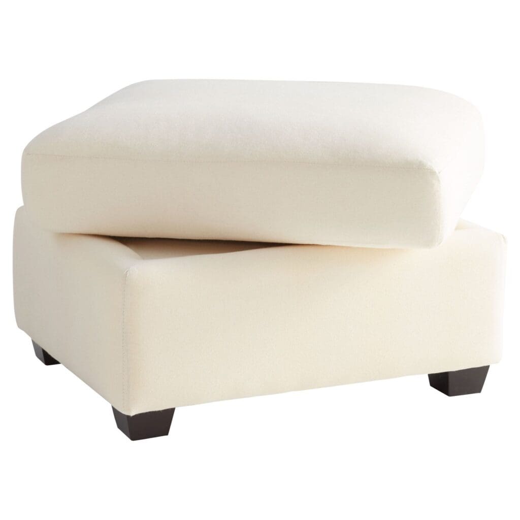 Cyan Design 11452 Sovente Ottoman - Stylish Round Storage Ottoman with Tufted Upholstery for Living Room, Bedroom & Home Decor | Perfect for Extra Seating, Footrest & Hidden Storage