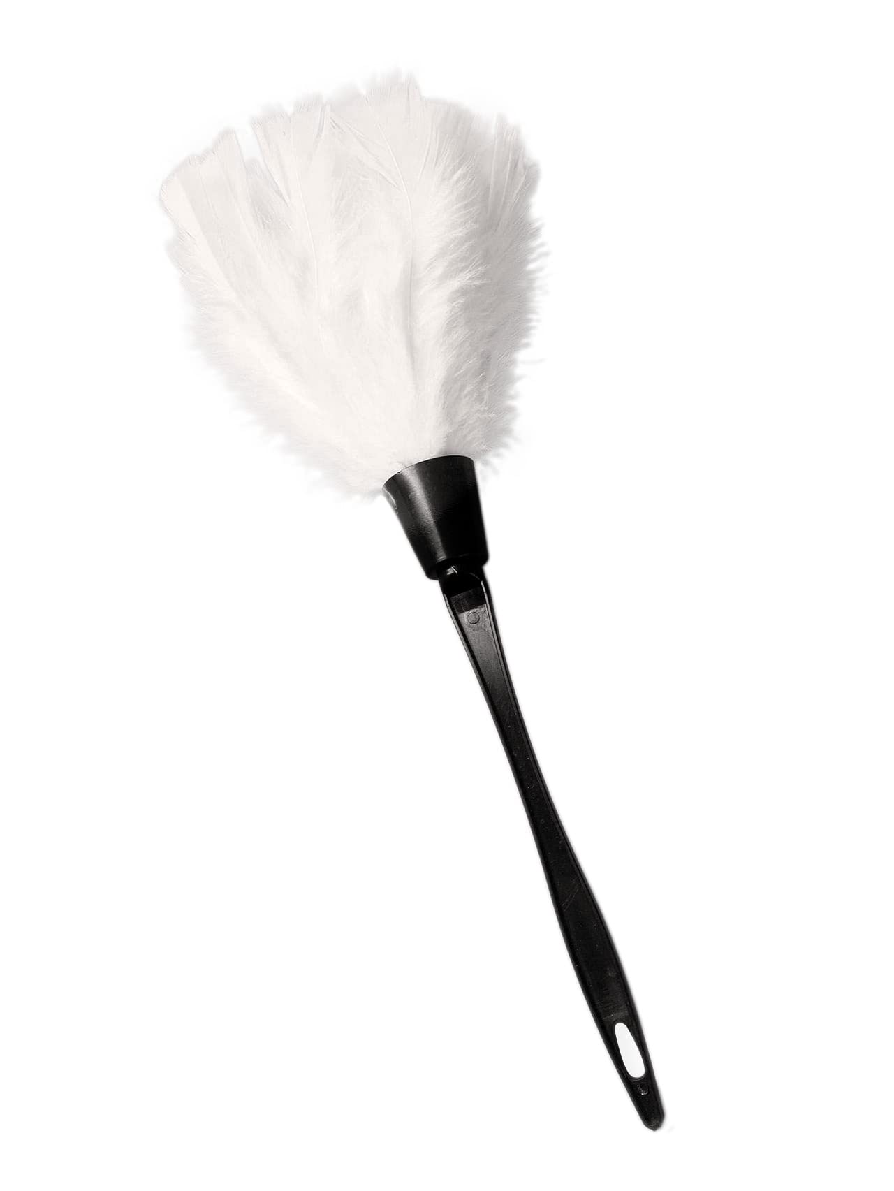 9.9 Inch White Feather Tickler - Sensual Adult Toy for Couples, SM Play & Role Play | Perfect for Teasing, Flirting & Cosplay Scenes