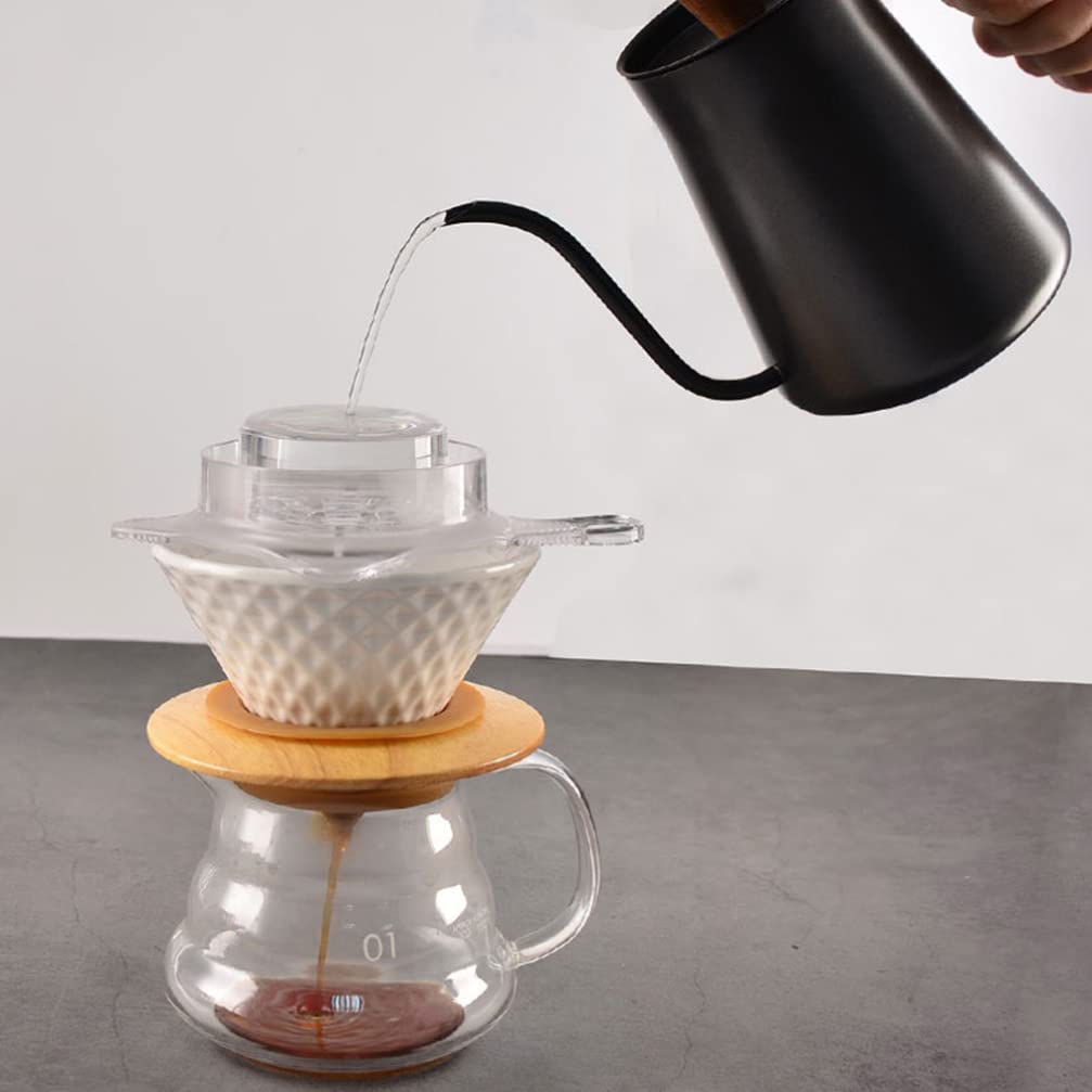 Premium Coffee Filter Cloth & Tea Filter Sock - Reusable Cone Strainer for Drip Coffee Makers, Loose Tea, Nut Milk & Showerhead Filtration - Eco-Friendly Alternative to Paper Filters (PCTG Material) - Perfect for Home Brewing, Camping & Commercial Use