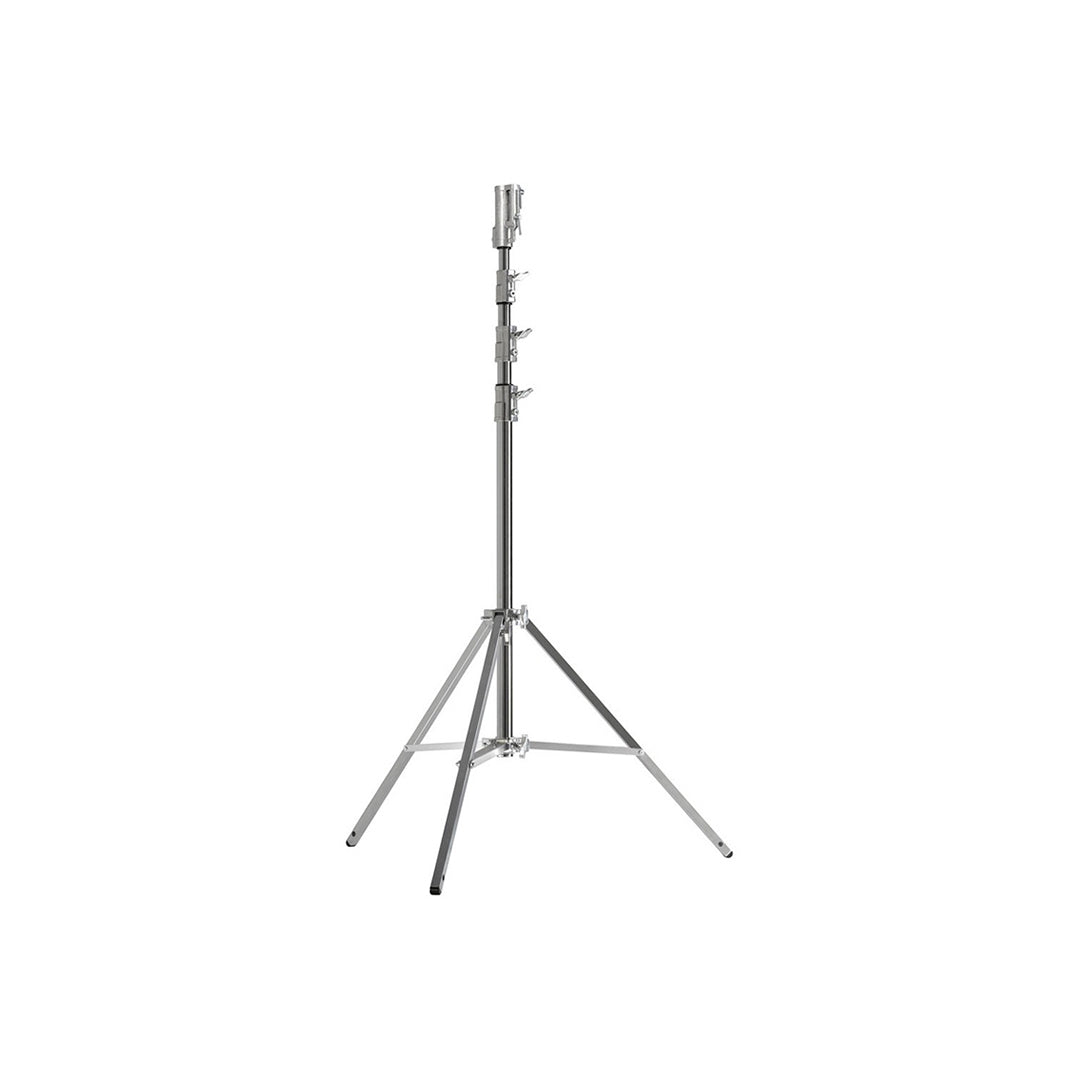 543M Master High Cine 3 Risers Junior Combo Steel Stand - Heavy Duty Adjustable Lighting Stand for Film & Photography - Perfect for Studio, On-Location Shoots, and Video Production