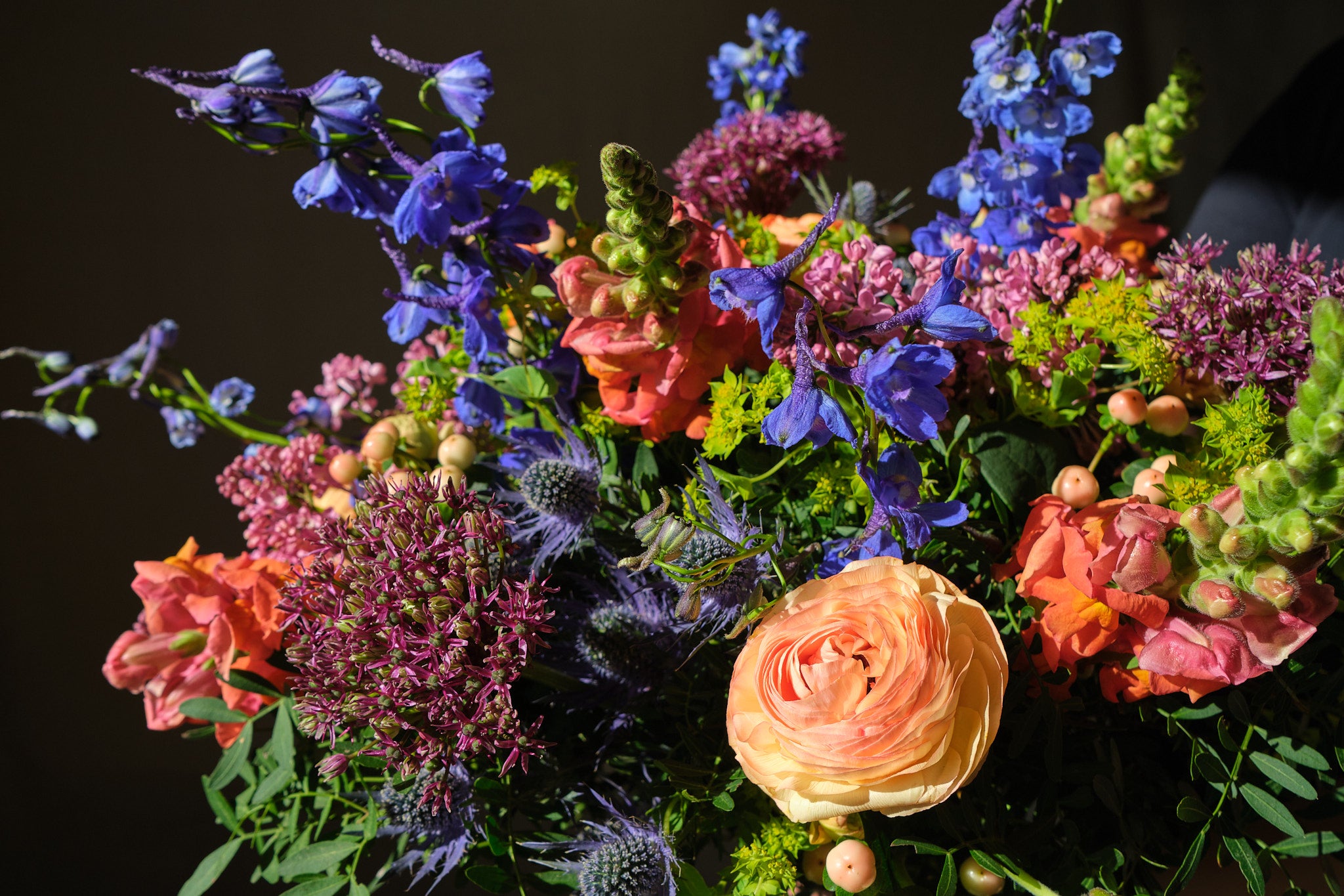 The Vibrant Bunch - Premium Artificial Silk Flowers Bouquet for Home Decor, Wedding Centerpieces & Party Arrangements | Perfect for Living Room, Dining Table, Office Desk & Event Decorations