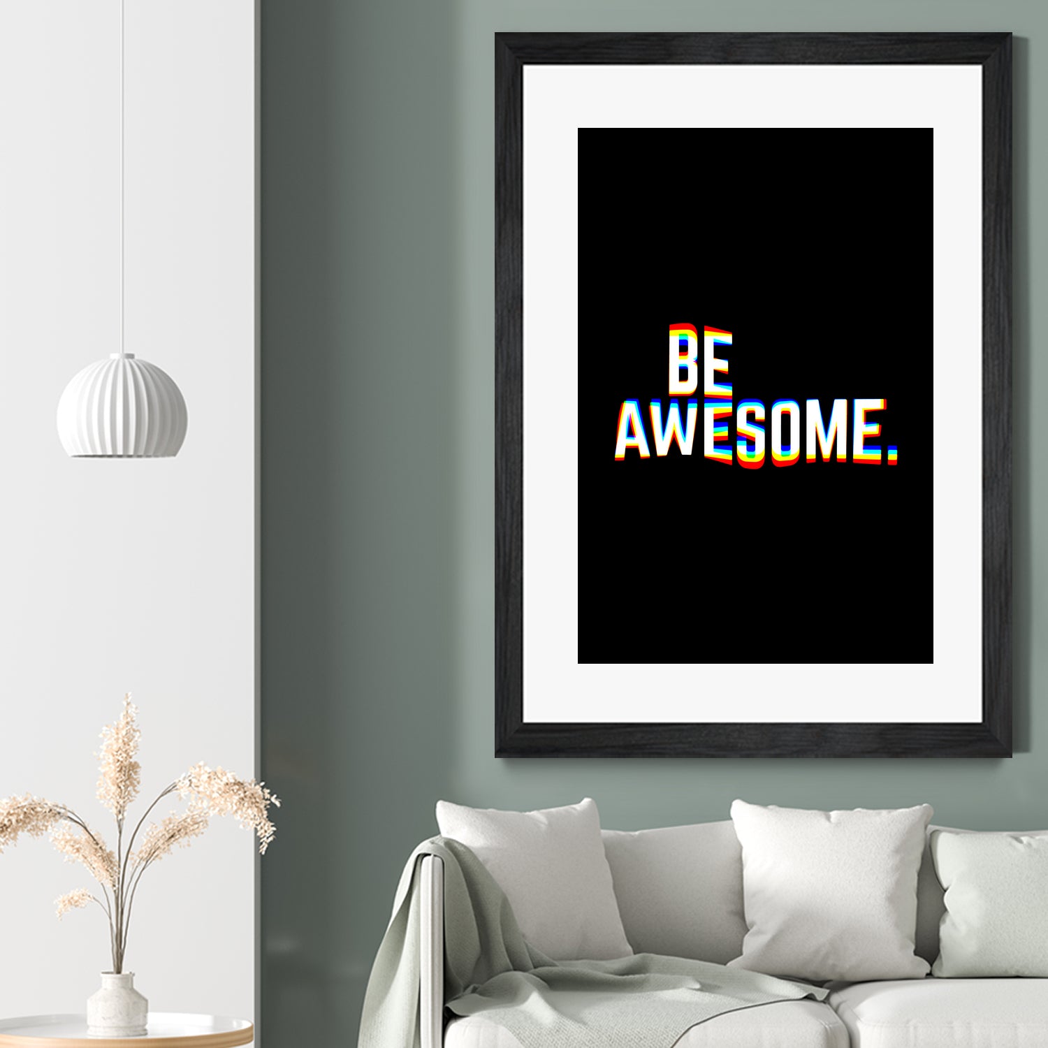 Be Awesome - Motivational & Inspirational T-Shirt for Men & Women | Perfect for Workouts, Gyms, and Everyday Wear