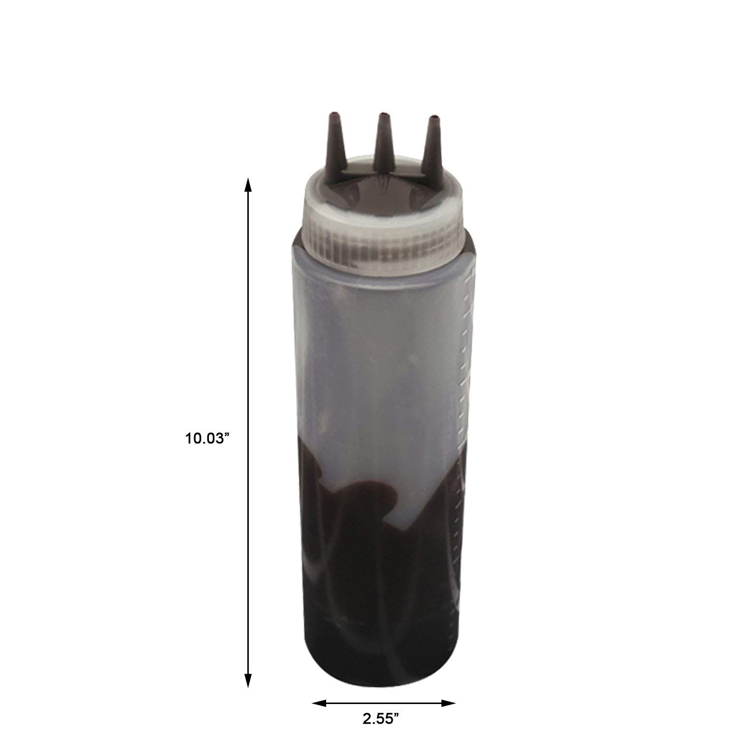 3-in-1 Silver Sauce Bottle Warmer with Squeeze Dispensers - Perfect for Chocolate, Cheese & Caramel Sauces - Ideal for Restaurants, Bakeries & Home Kitchens