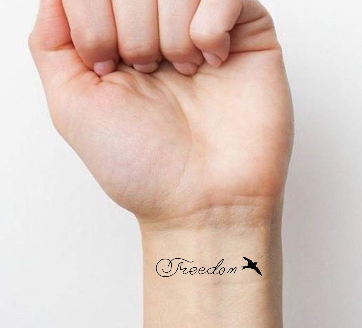 Waterproof Temporary Tattoo Stickers for Men & Women - 3D Realistic Flowers, Butterflies, Stars, Angels, Wolves & Armband Designs (60mm x 105mm) - Perfect for Parties, Halloween, Cosplay & Body Art