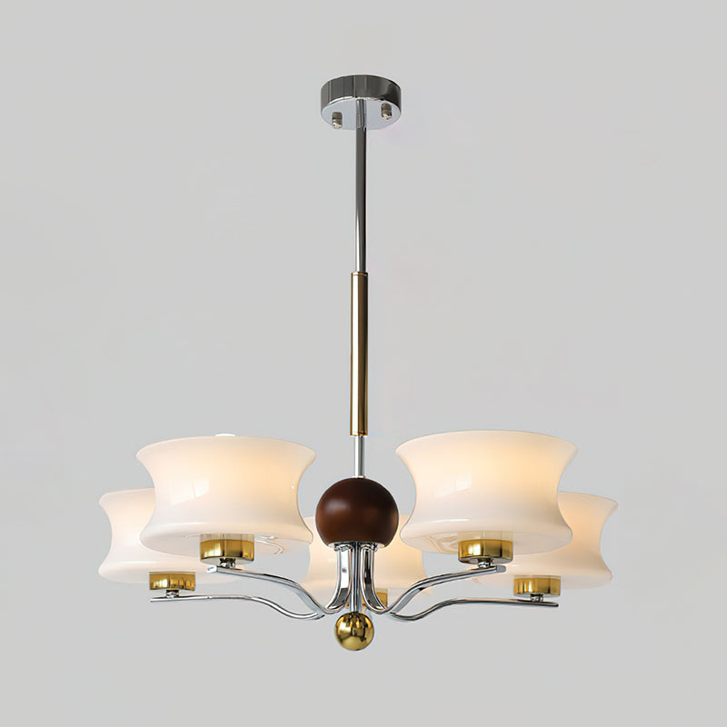 Anath Modern Chandelier - Elegant Crystal Ceiling Light Fixture for Dining Room, Living Room, Bedroom | Perfect for Home Decor, Wedding & Party Lighting