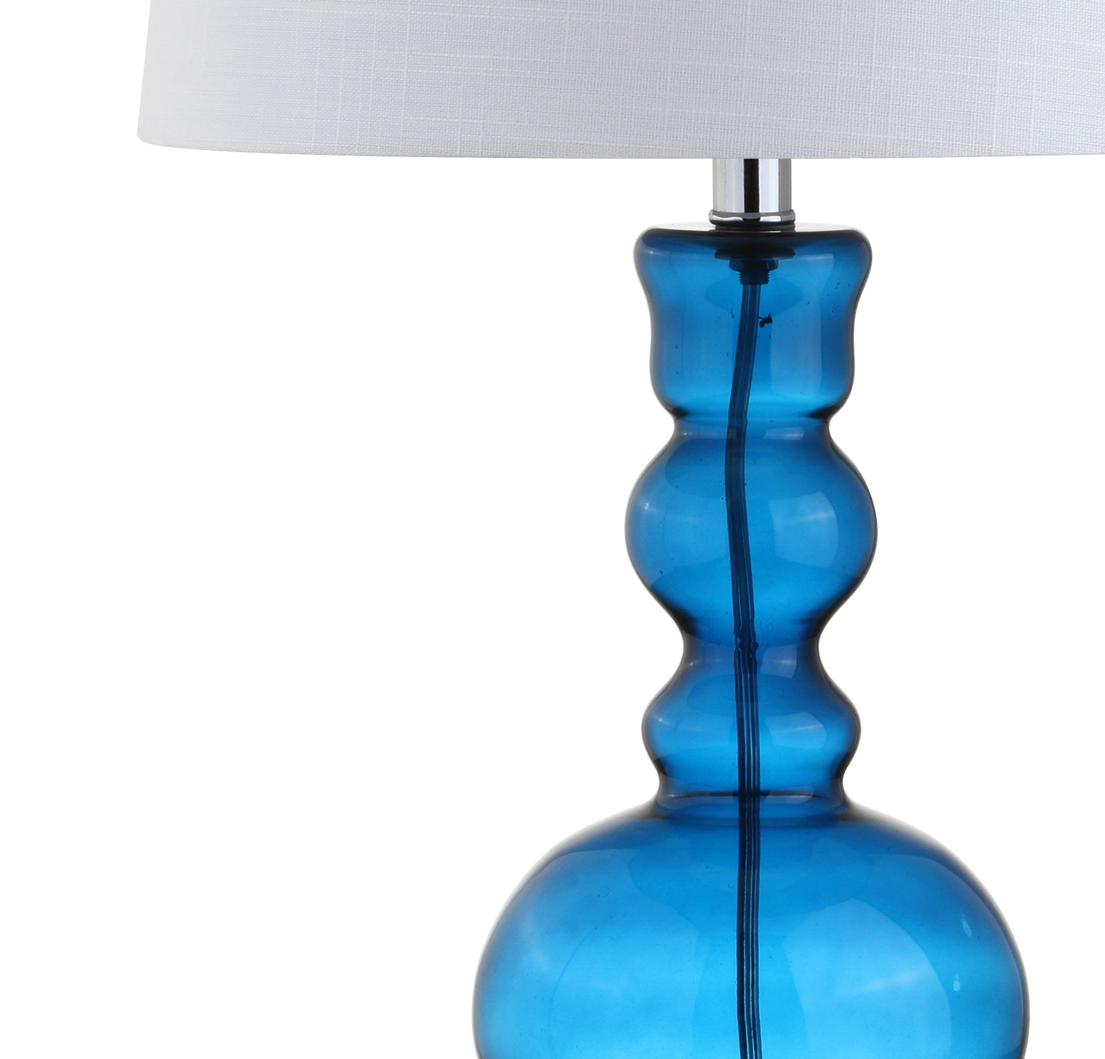 JONATHAN Y JYL1061C-SET2 Set of 2 Modern Glass LED Table Lamps - 28.5