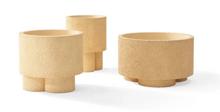 CIMENTO® Erasmo Vase 2 - Modern Ceramic Flower Vase for Home Decor, Wedding Centerpieces & Office Tabletop Arrangements