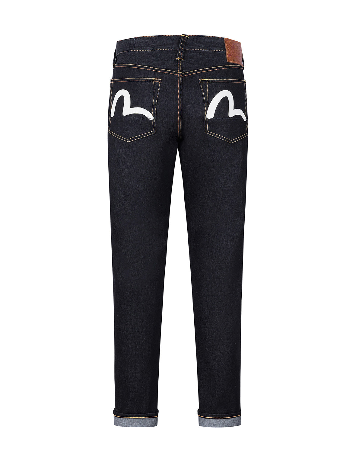 Ecru Seagull Print Carrot Fit Jeans for Women - High Waisted Vintage Denim Pants #2017 | Casual Outfit, Streetwear Fashion, Retro Style