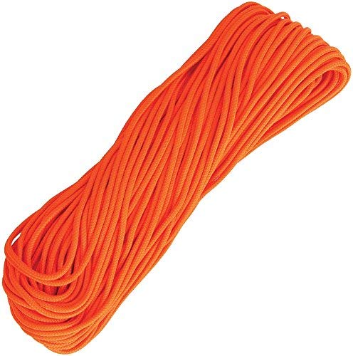 325 Paracord Survival Rope - Neon Orange RG1171H | Heavy Duty 550 Paracord for Outdoor Camping, Hiking, Emergency Kits & DIY Projects