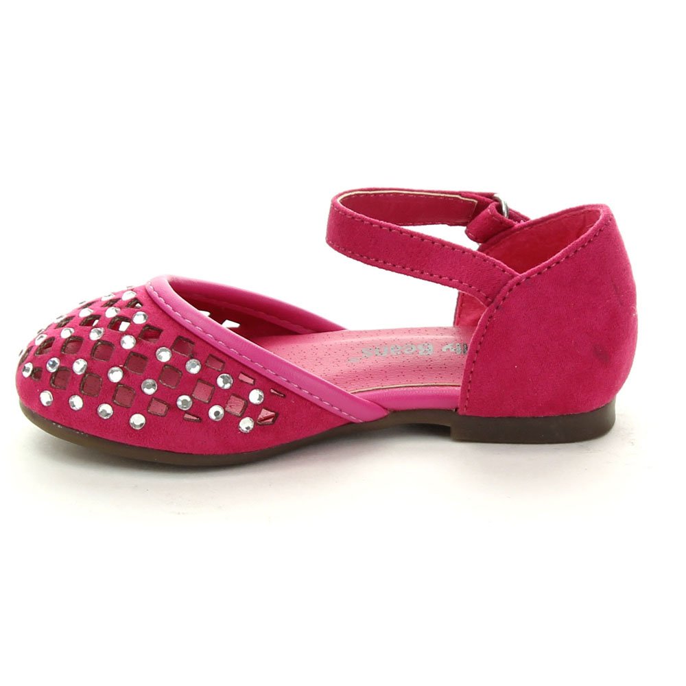 Capano Toddler Girls Rhinestone Sandals Fuchsia Size 8 - Perfect for Parties & Play