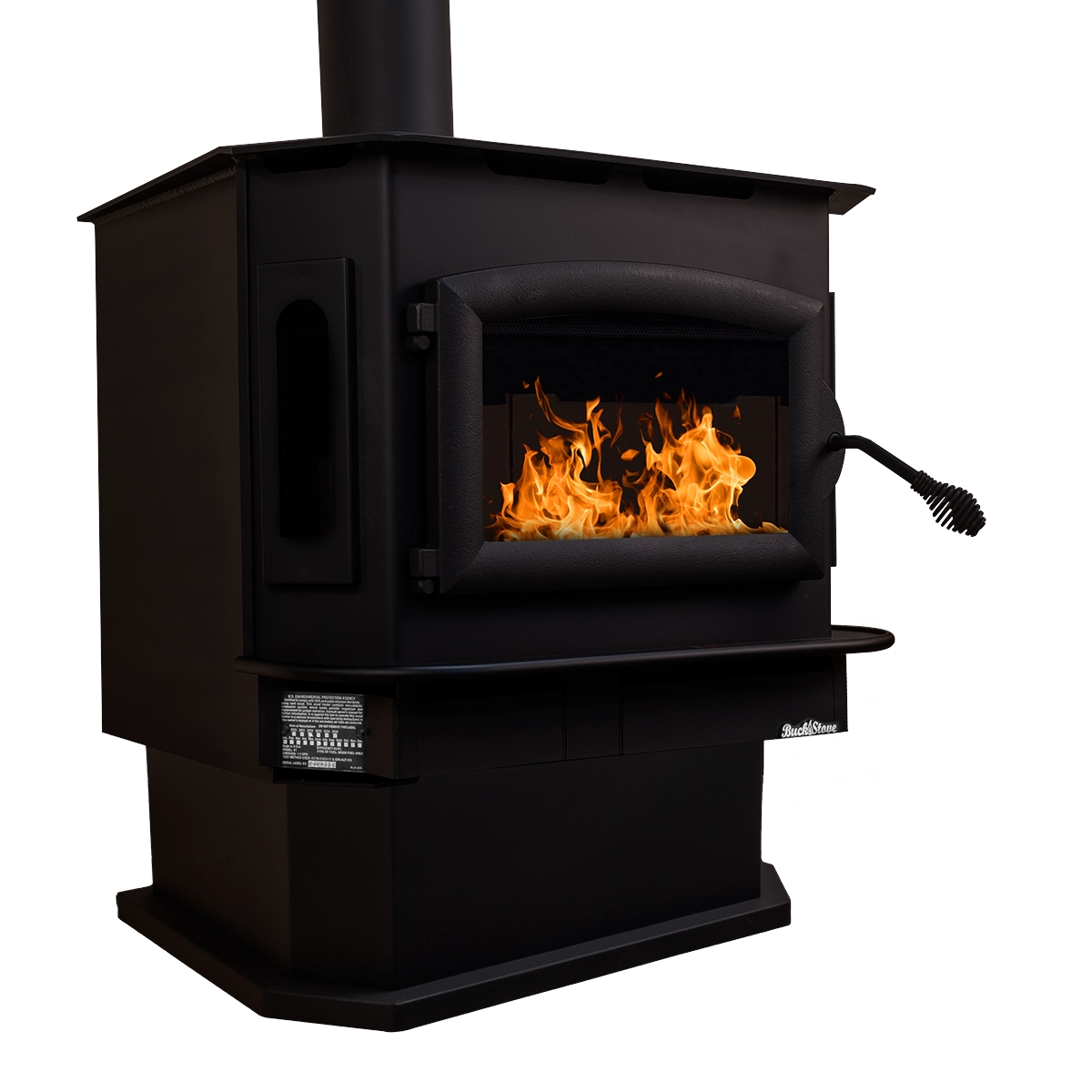 Buck Stove Model 81 Non-Catalytic Extra Large Wood Stove for Home Heating | Efficient Fireplace Insert for Cabins, RV & Outdoor Use