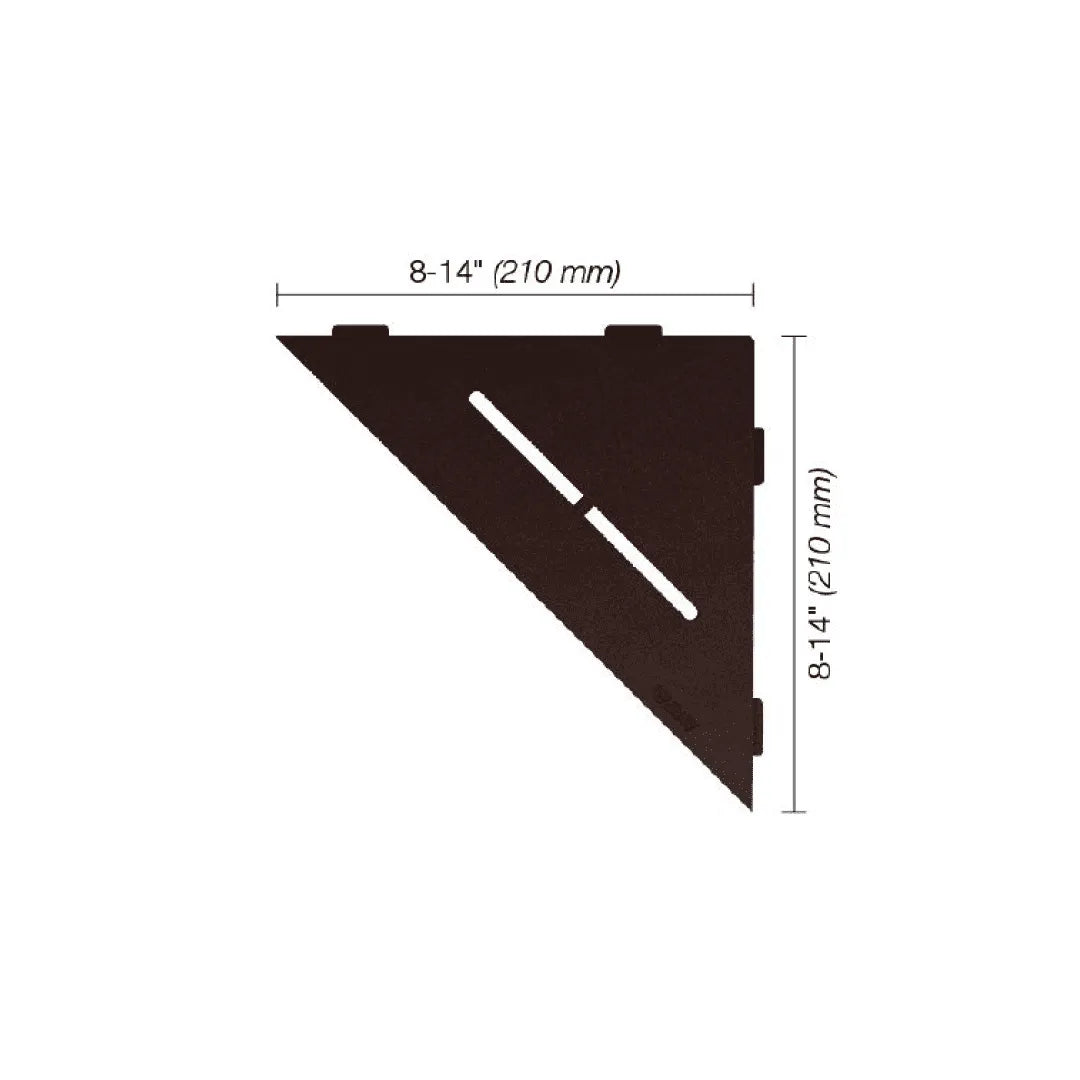 Triangular Corner Shelf - Space-Saving Storage for Bathroom, Kitchen, or Office - Pure White Modern Design