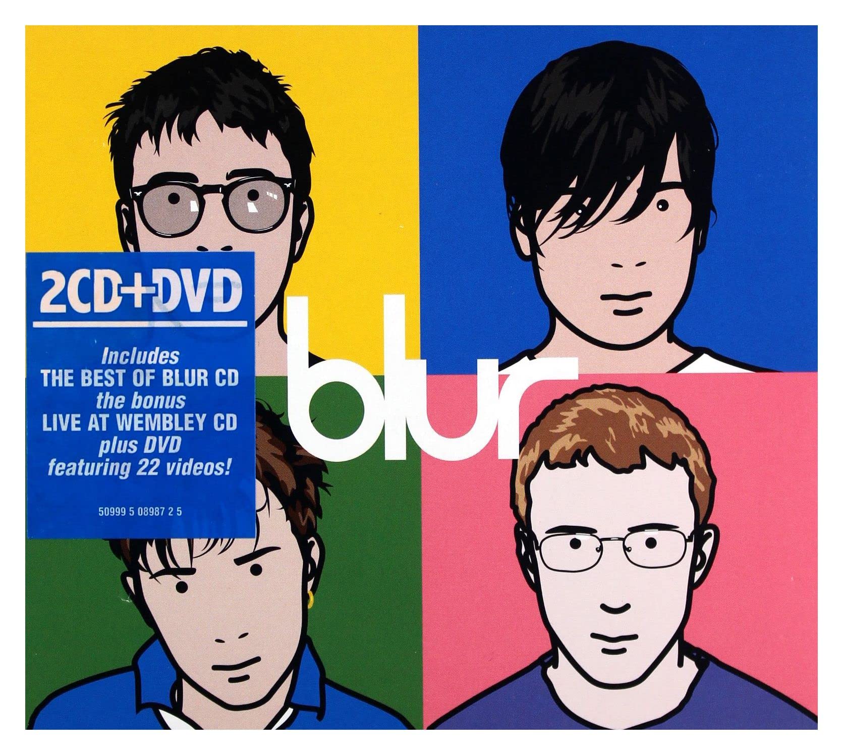 Blur - The Best Of (2 CDs + 1 DVD) | Greatest Hits Collection | Perfect for Home Entertainment & Music Lovers