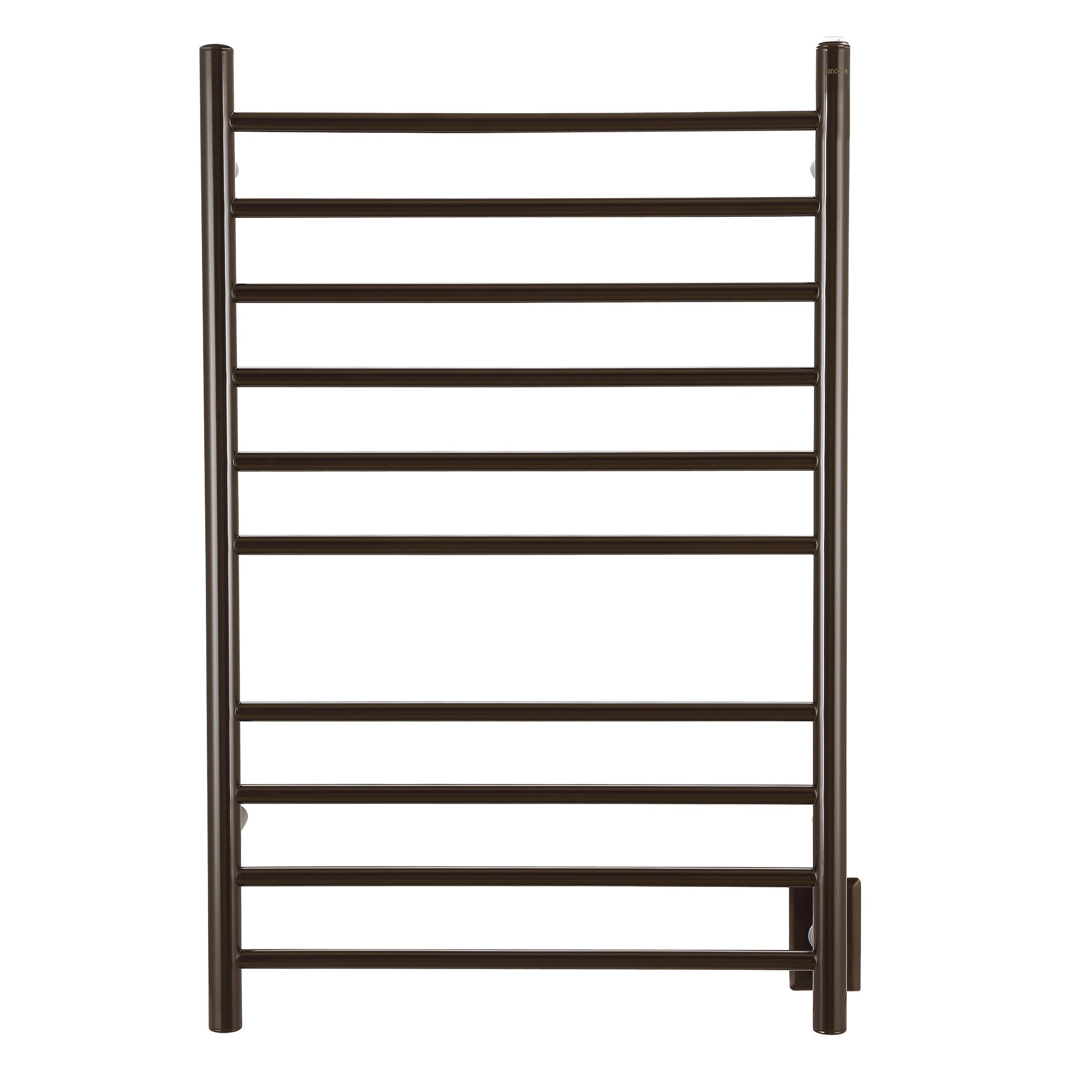 Ancona Novara Dual 10 Bar Hardwire & Plug-in Wall Mounted Towel Warmer in Oil Rubbed Bronze - Perfect for Bathroom, Spa, and Luxury Home Heating Solution