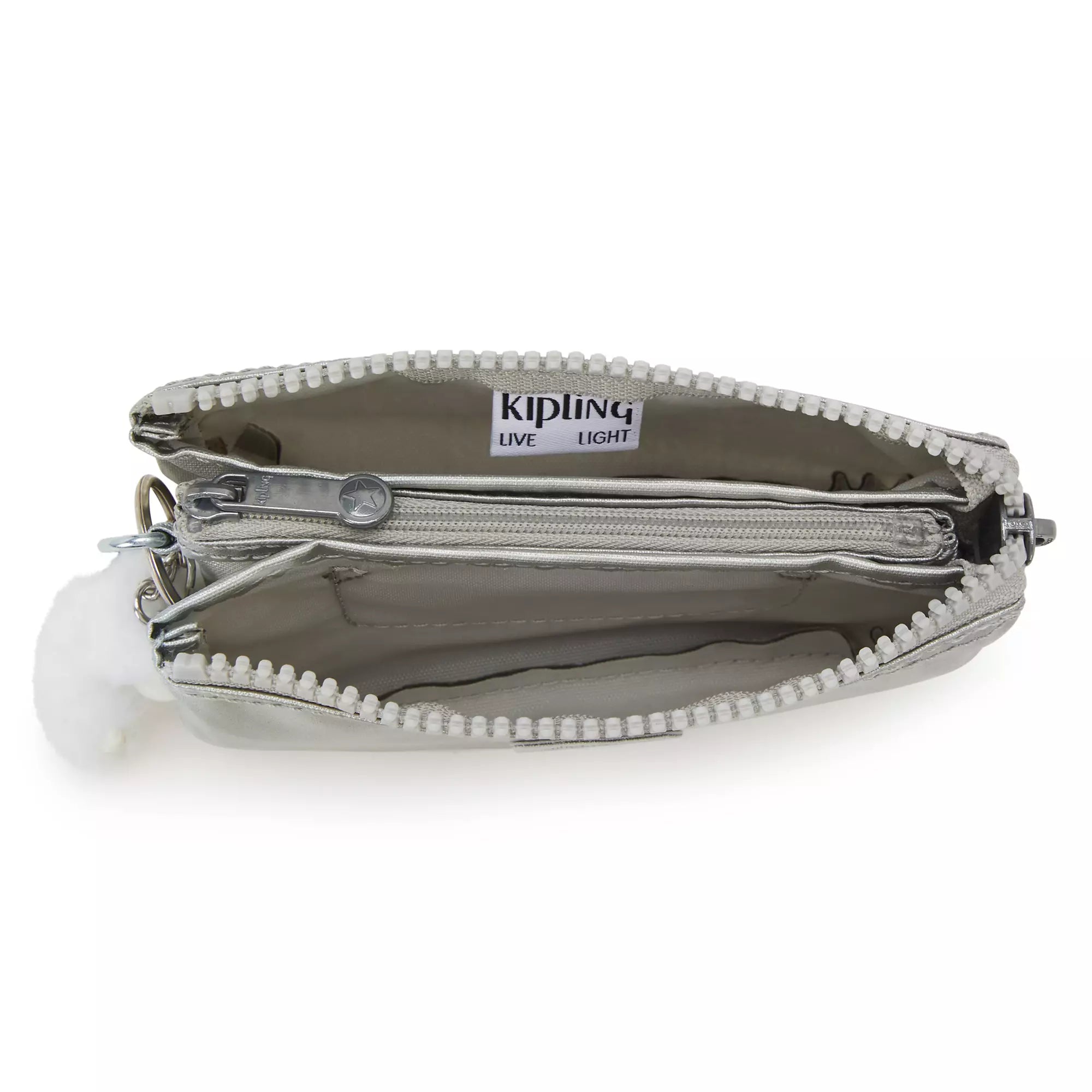 Kipling Creativity Small Metallic Pouch - Stylish Crossbody Bag for Women | Trendy & Durable | Perfect for Travel, Work & Everyday Use