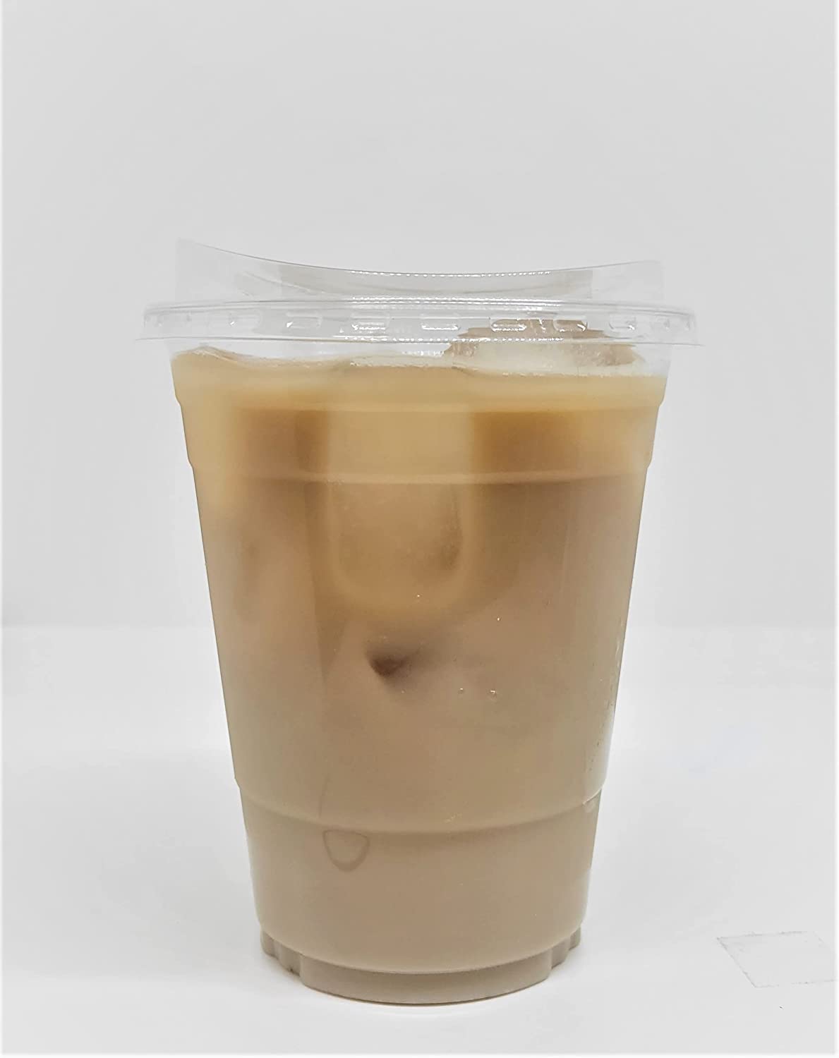 Clear Plastic Cups with Strawless Sip Lids - 100 Sets of 16oz Reusable Cups for Iced Coffee, Tea, Juice & Cold Drinks | Perfect for Parties, Picnics, BBQs & Office Use