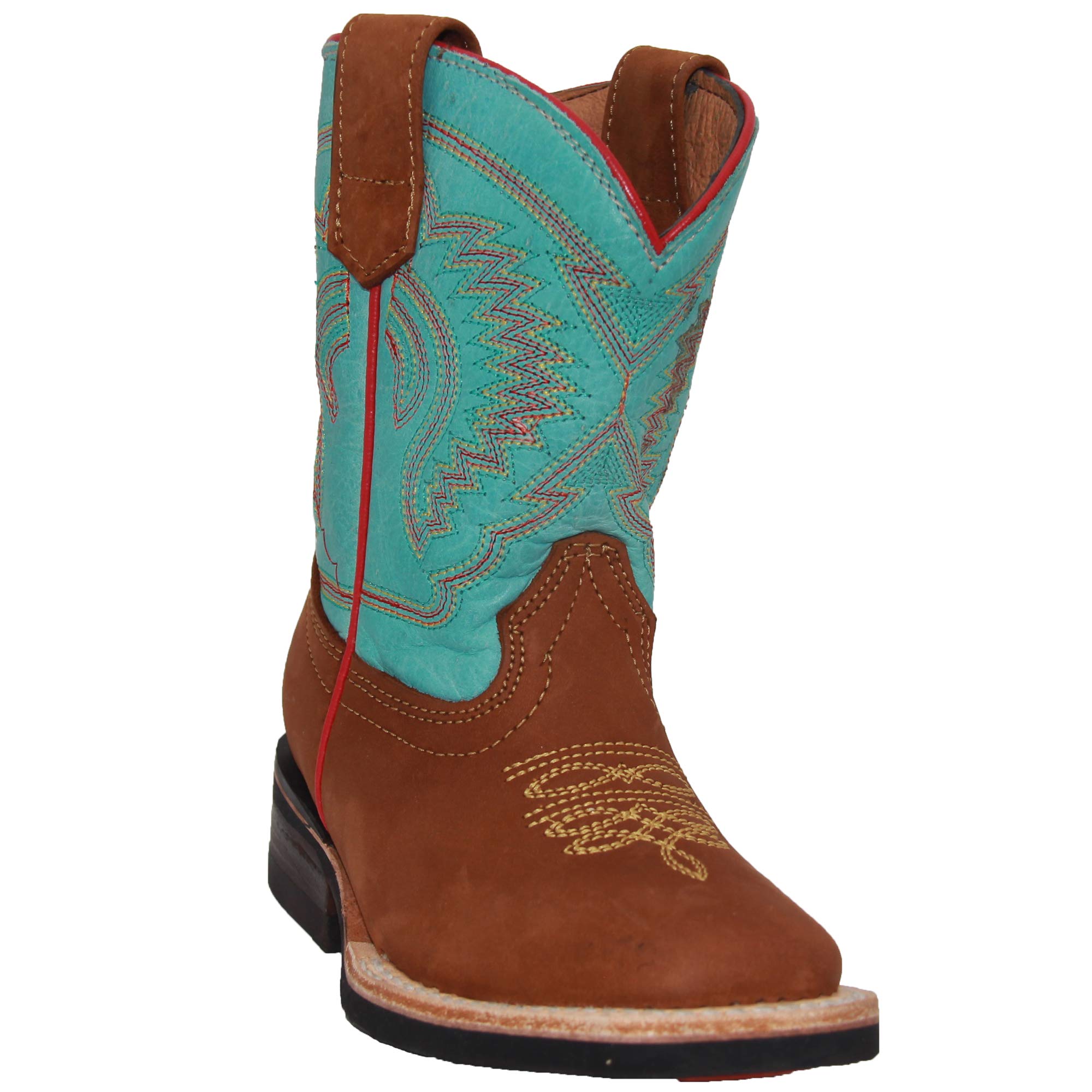 Girls Cowboy Boots Western Style Leather Ankle Boots for Kids - Perfect for Rodeo, Horse Riding & Country Fashion