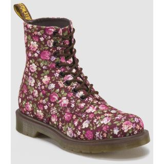 Cherry Red Rose Canvas Boots for Women - Stylish & Comfortable Ankle Boots for Casual Outfits, Date Nights & Fall Fashion