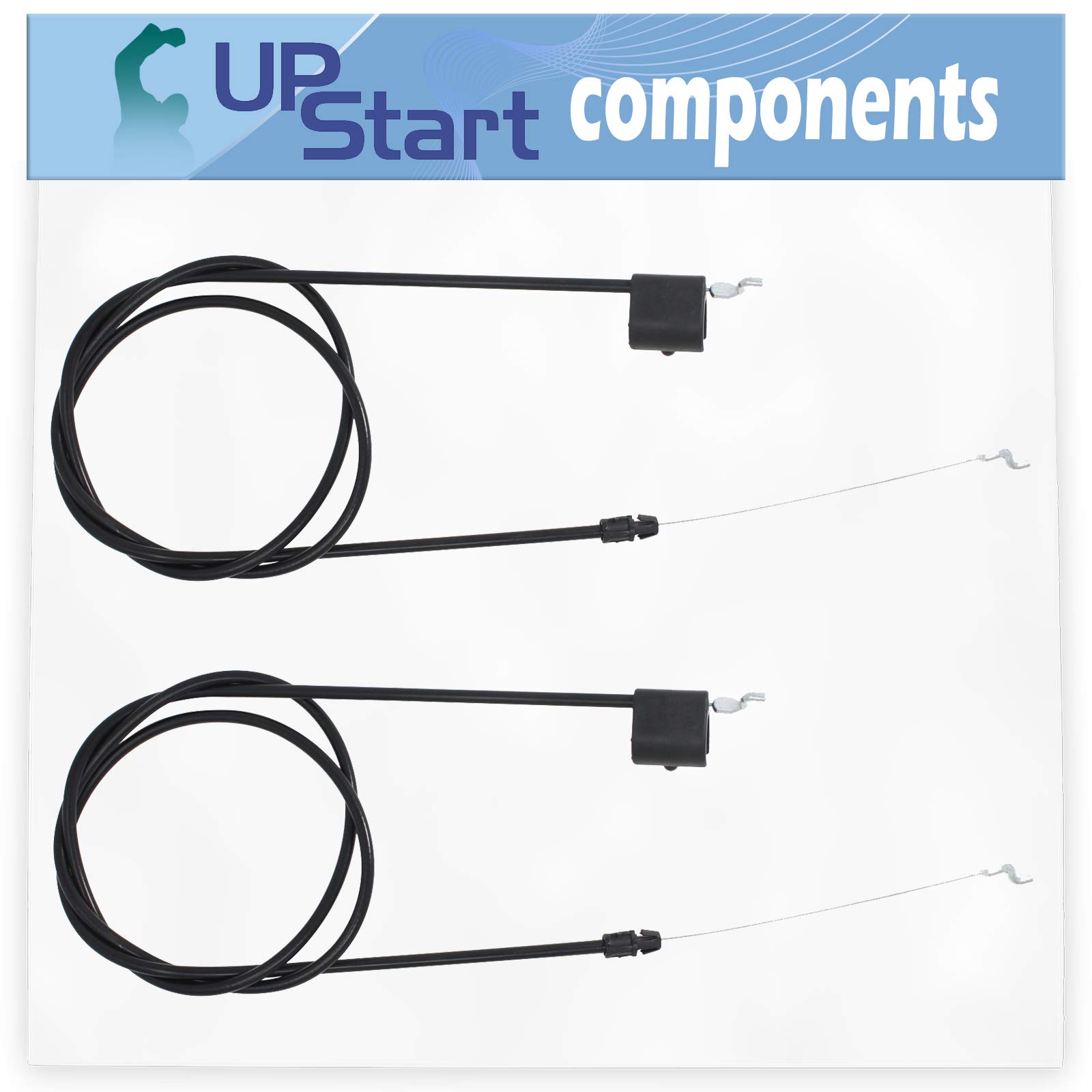UpStart Components 2-Pack 532183567 Engine Stop Control Cable Replacement for Poulan PR625Y22SHP Lawn Mower - Compatible with 183567 Control Cable - Perfect for Lawn Mower Maintenance and Repair