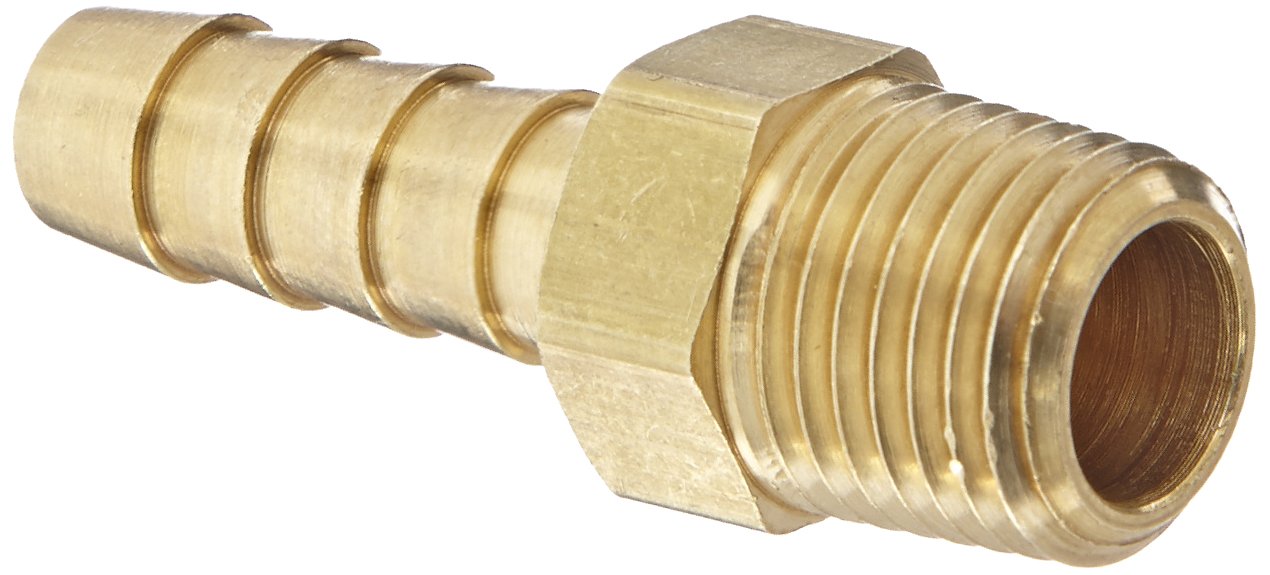 Eaton Weatherhead 10505B-104 Brass Male Pipe Fitting - 5/16